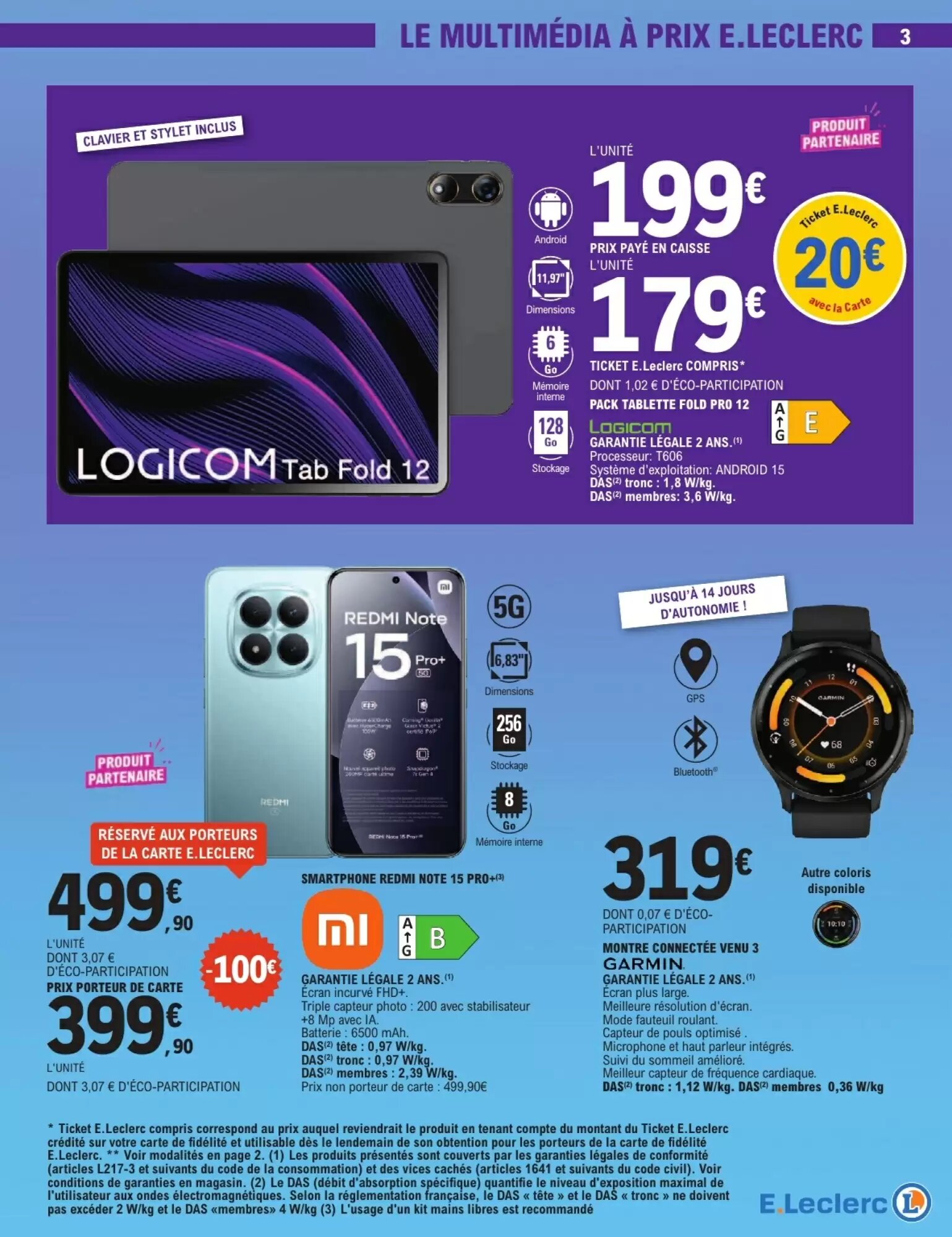 Prospectus promotionnel E.Leclerc valable à partir du 01/09/2026 - Page 3.