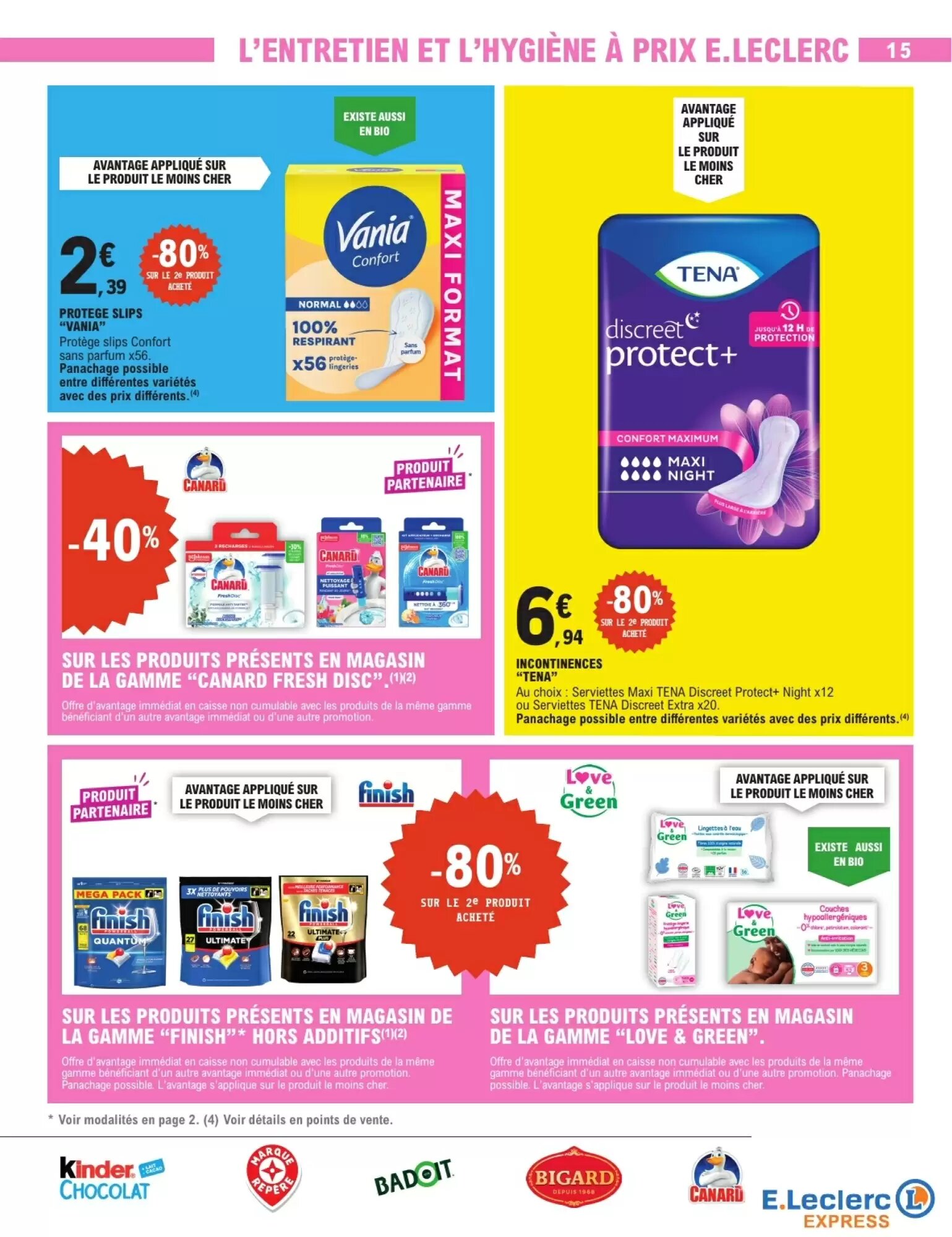 Prospectus promotionnel E.Leclerc Express valable à partir du 01/09/2026 - Page 15.