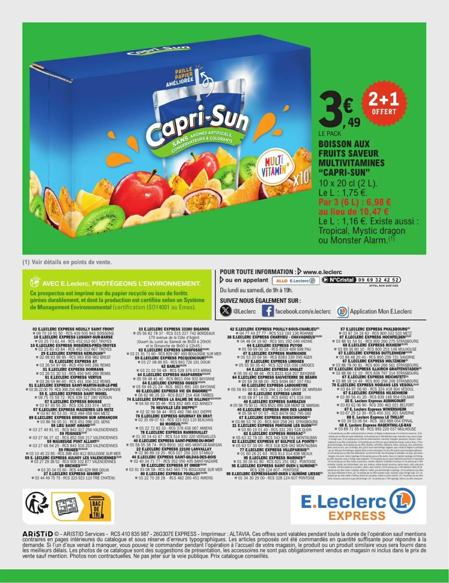 Prospectus promotionnel E.Leclerc Express valable à partir du 01/09/2026 - Page 16.