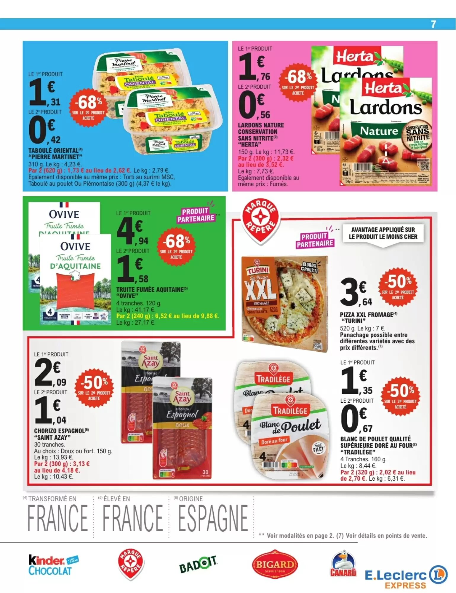 Prospectus promotionnel E.Leclerc Express valable à partir du 01/09/2026 - Page 7.