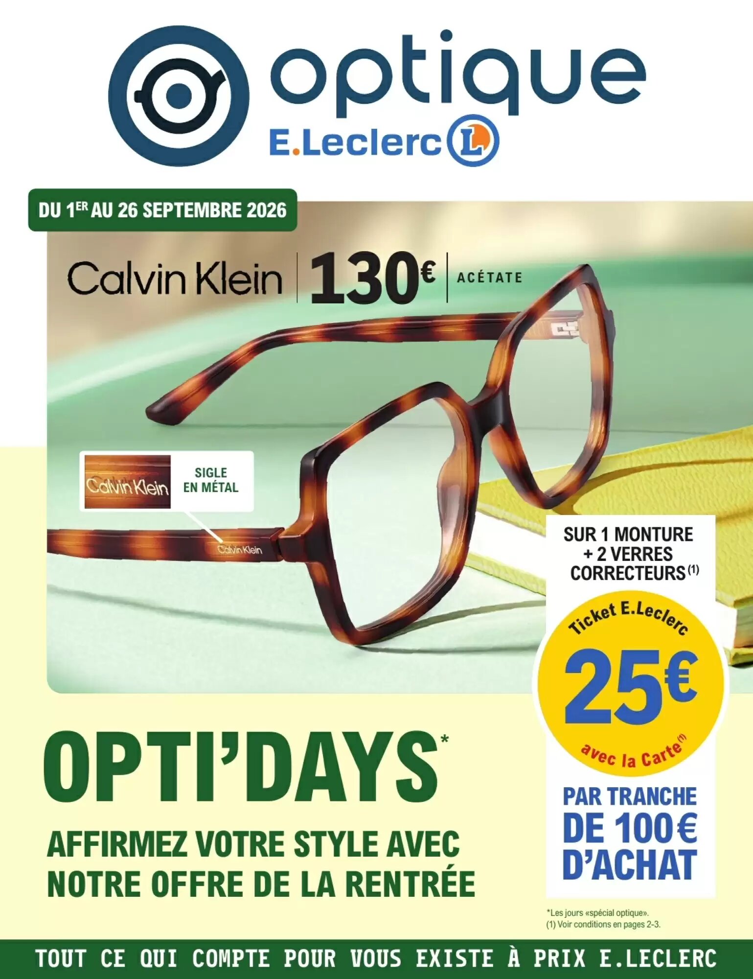 Prospectus promotionnel E.Leclerc valable à partir du 01/09/2026 - Page 1.