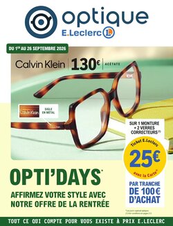 Prospectus promotionnel E.Leclerc valable à partir du 01/09/2026