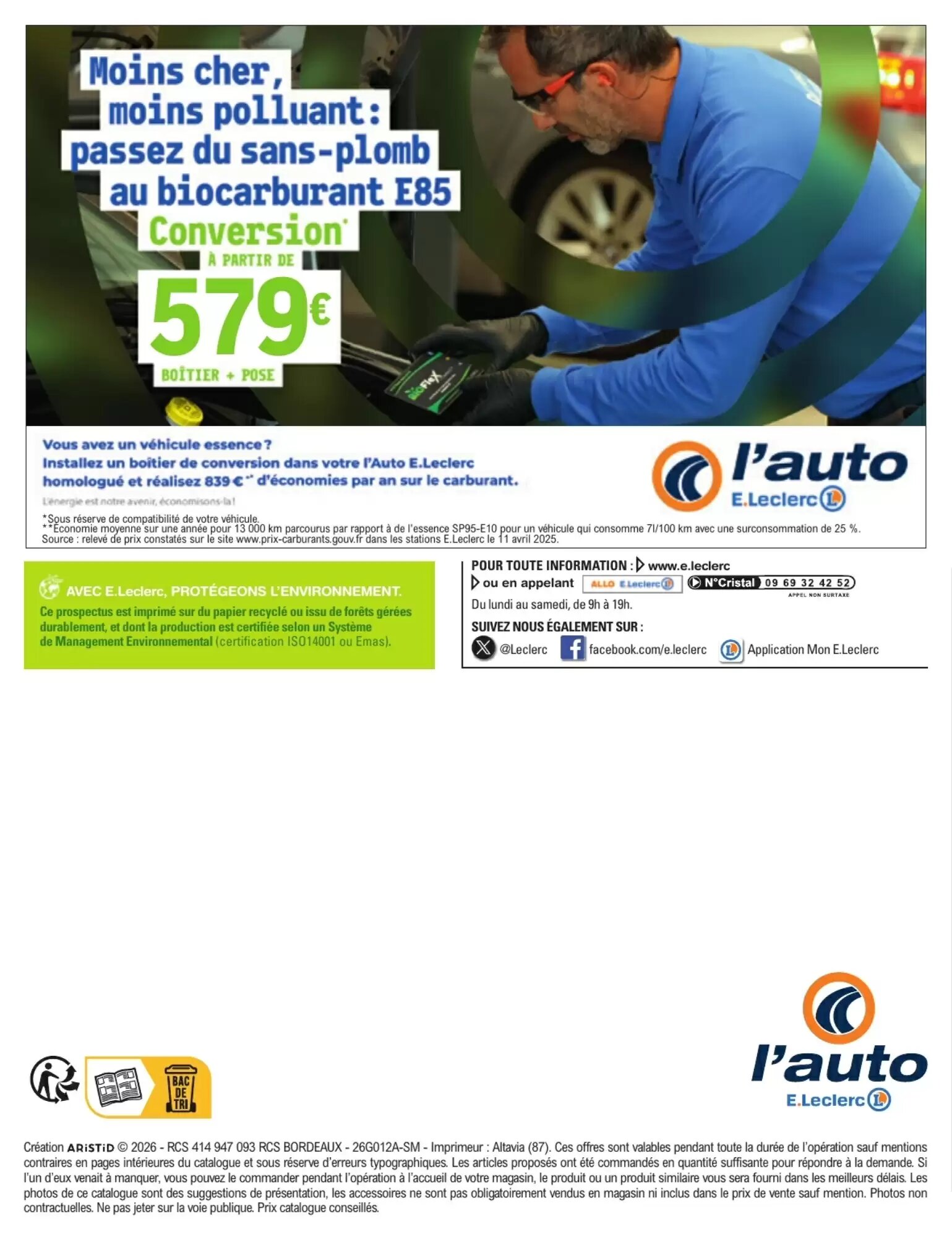Prospectus promotionnel E.Leclerc L'Auto valable à partir du 01/09/2026 - Page 16.