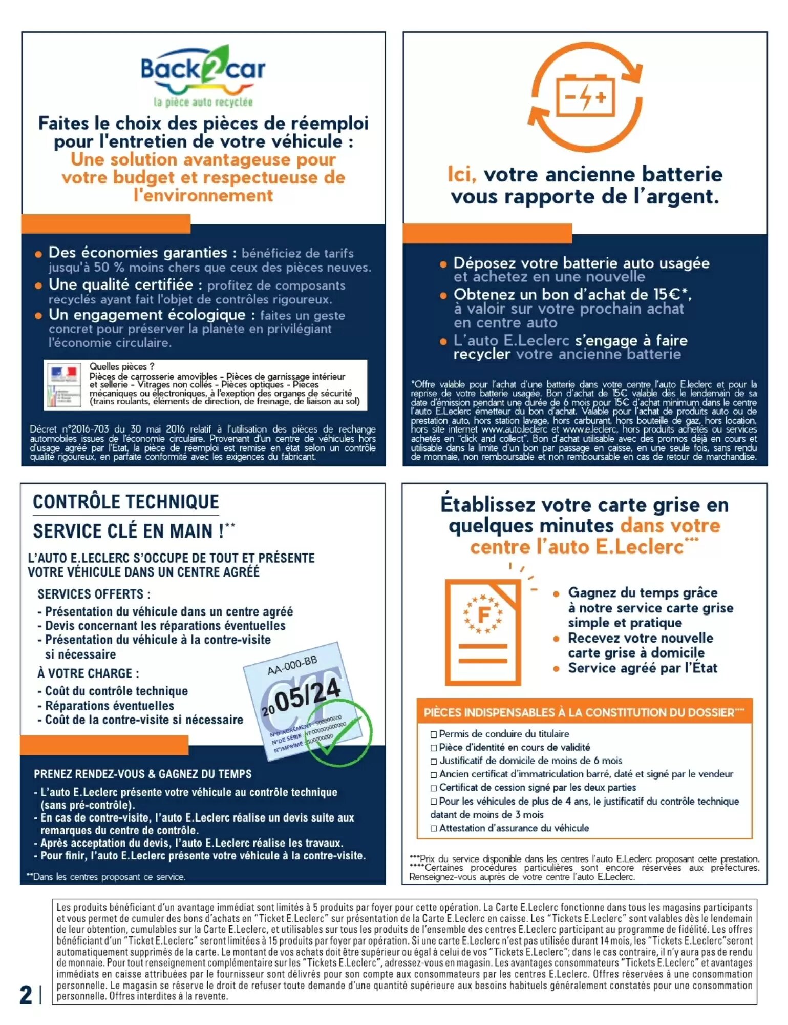 Prospectus promotionnel E.Leclerc L'Auto valable à partir du 01/09/2026 - Page 2.