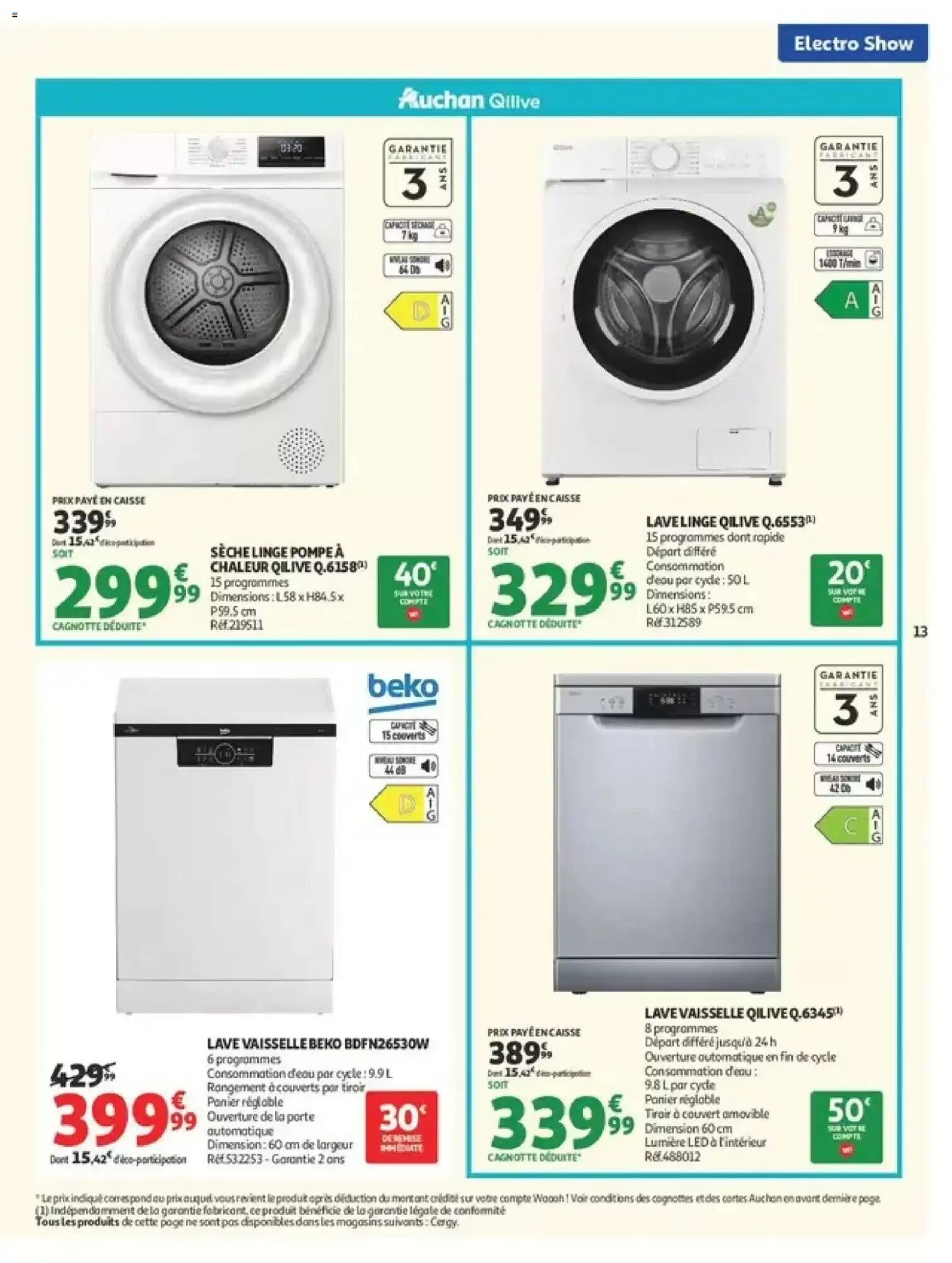 Prospectus promotionnel Auchan valable à partir du 01/09/2026 - Page 13.