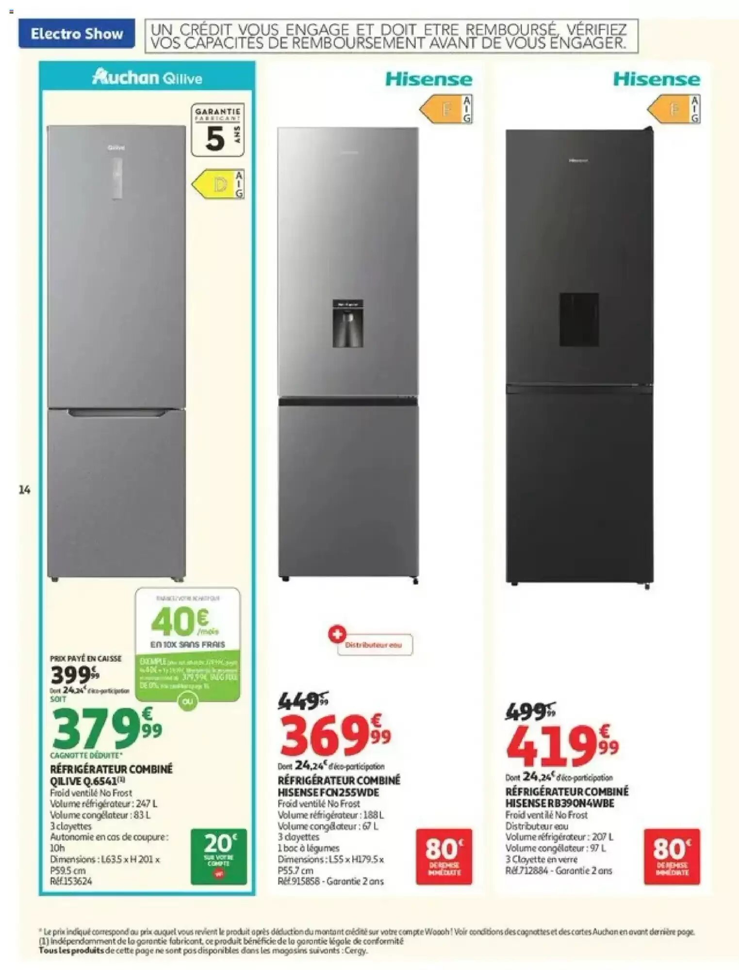 Prospectus promotionnel Auchan valable à partir du 01/09/2026 - Page 14.