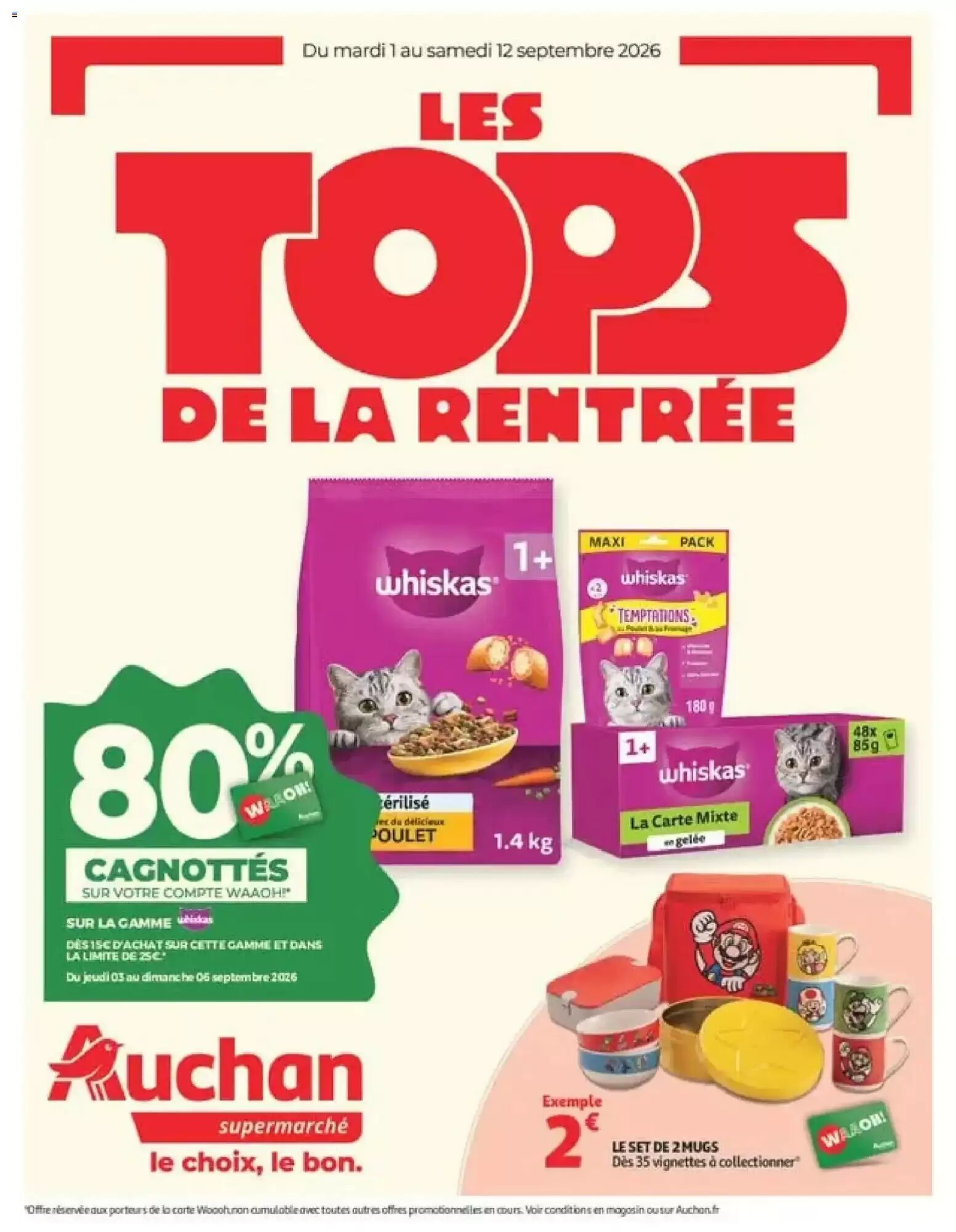 Prospectus promotionnel Auchan valable à partir du 01/09/2026 - Page 1.