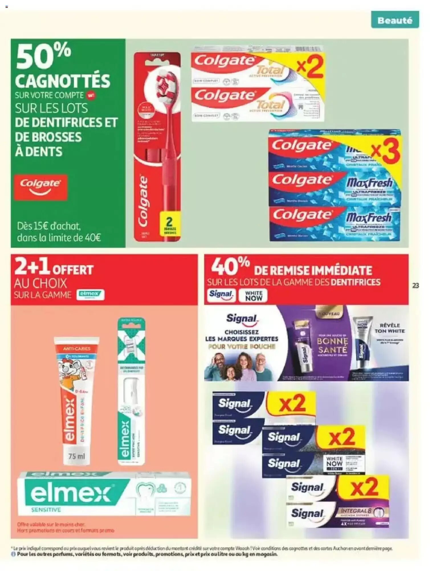 Prospectus promotionnel Auchan valable à partir du 01/09/2026 - Page 23.