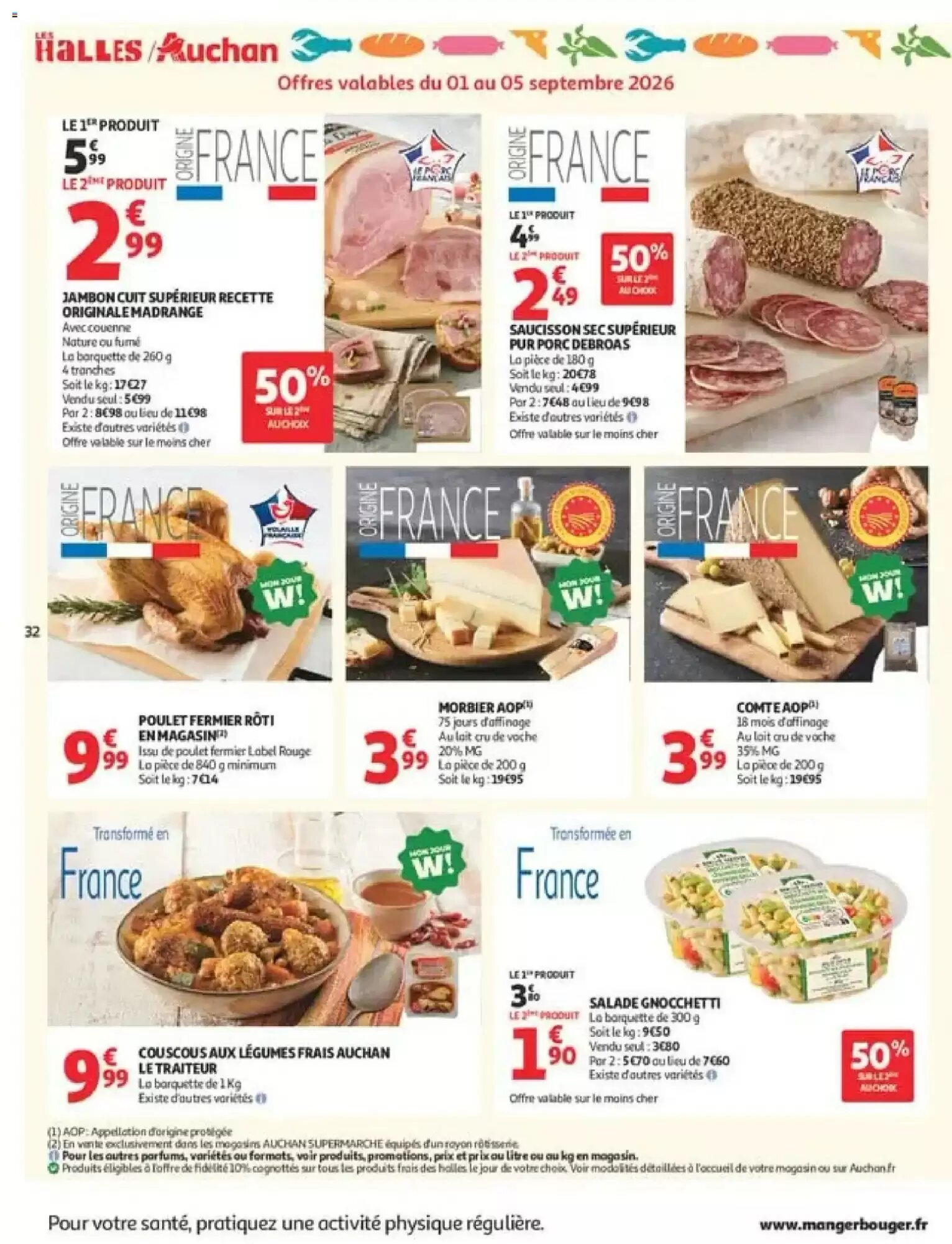 Prospectus promotionnel Auchan valable à partir du 01/09/2026 - Page 32.