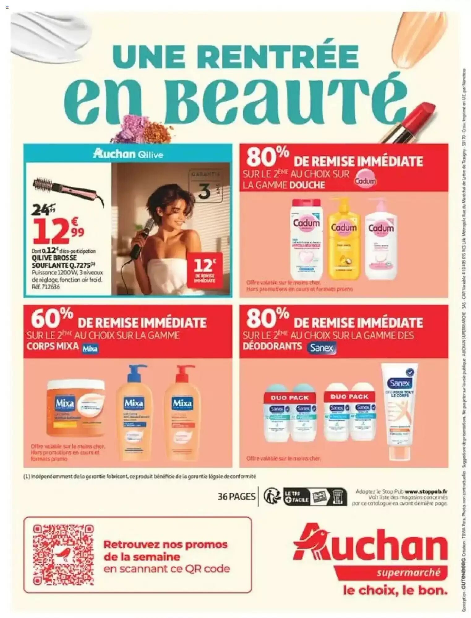 Prospectus promotionnel Auchan valable à partir du 01/09/2026 - Page 36.