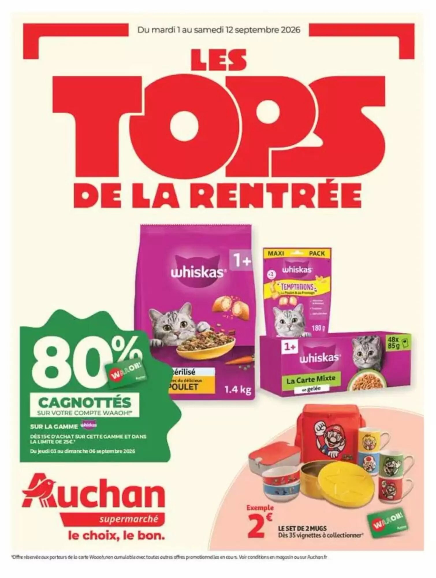 Prospectus promotionnel Auchan valable à partir du 01/09/2026 - Page 1.