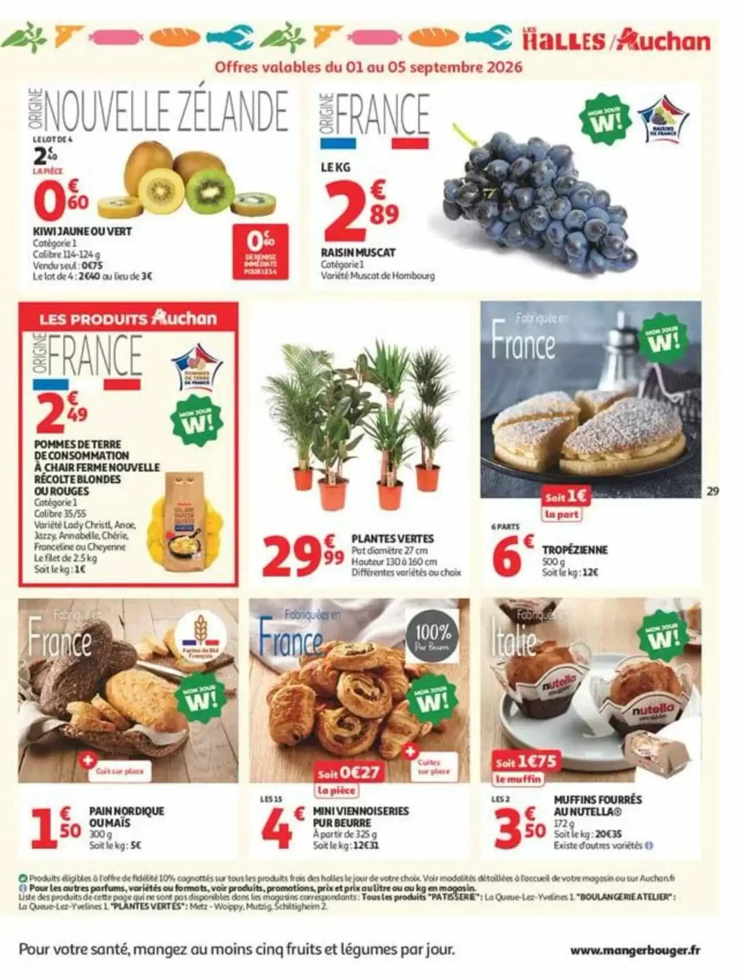 Prospectus promotionnel Auchan valable à partir du 01/09/2026 - Page 29.