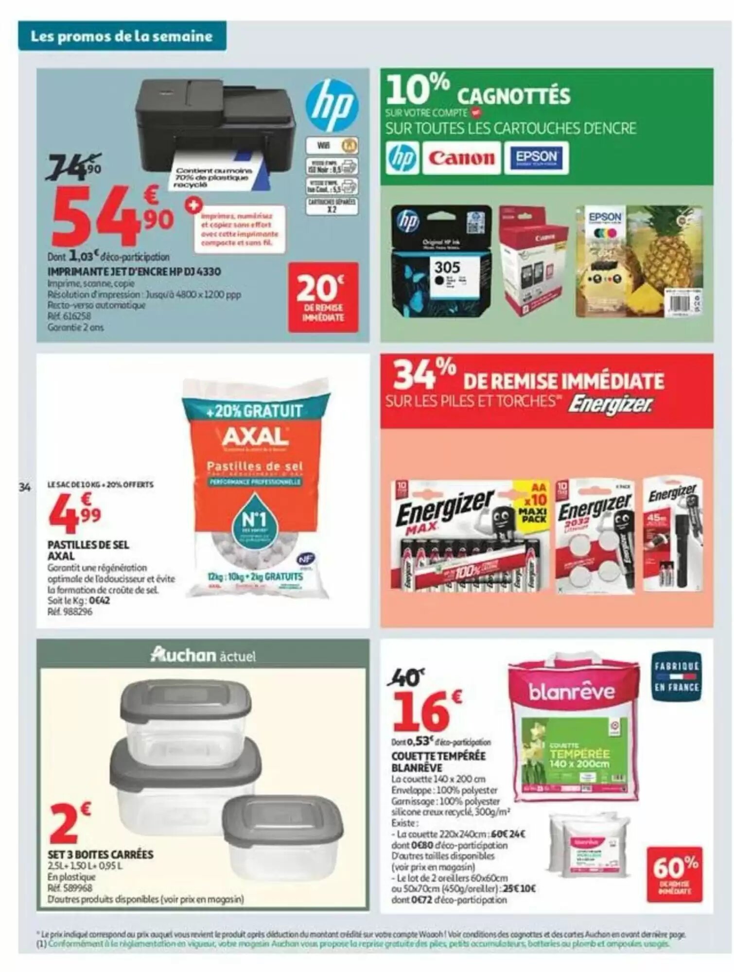 Prospectus promotionnel Auchan valable à partir du 01/09/2026 - Page 34.