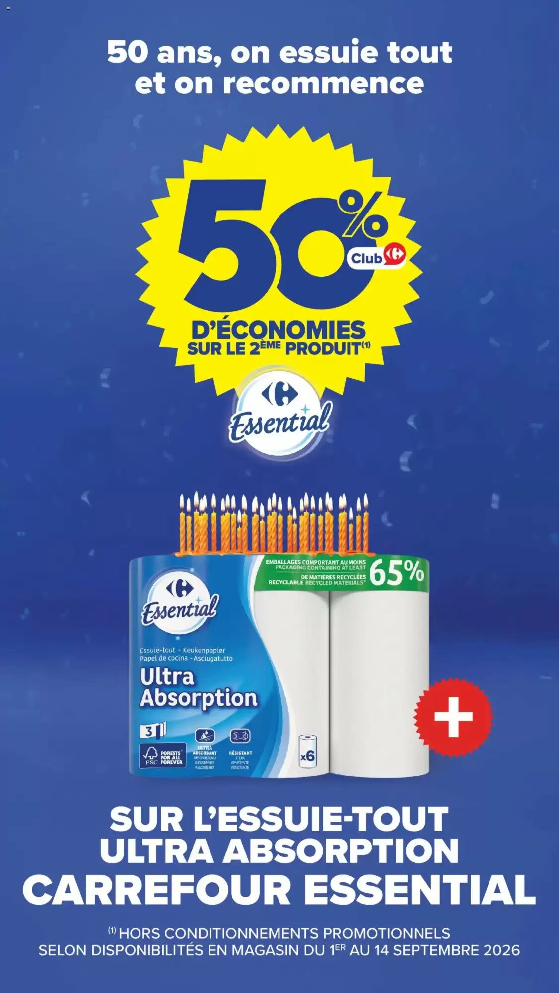Prospectus promotionnel Carrefour Market valable à partir du 01/09/2026 - Page 14.