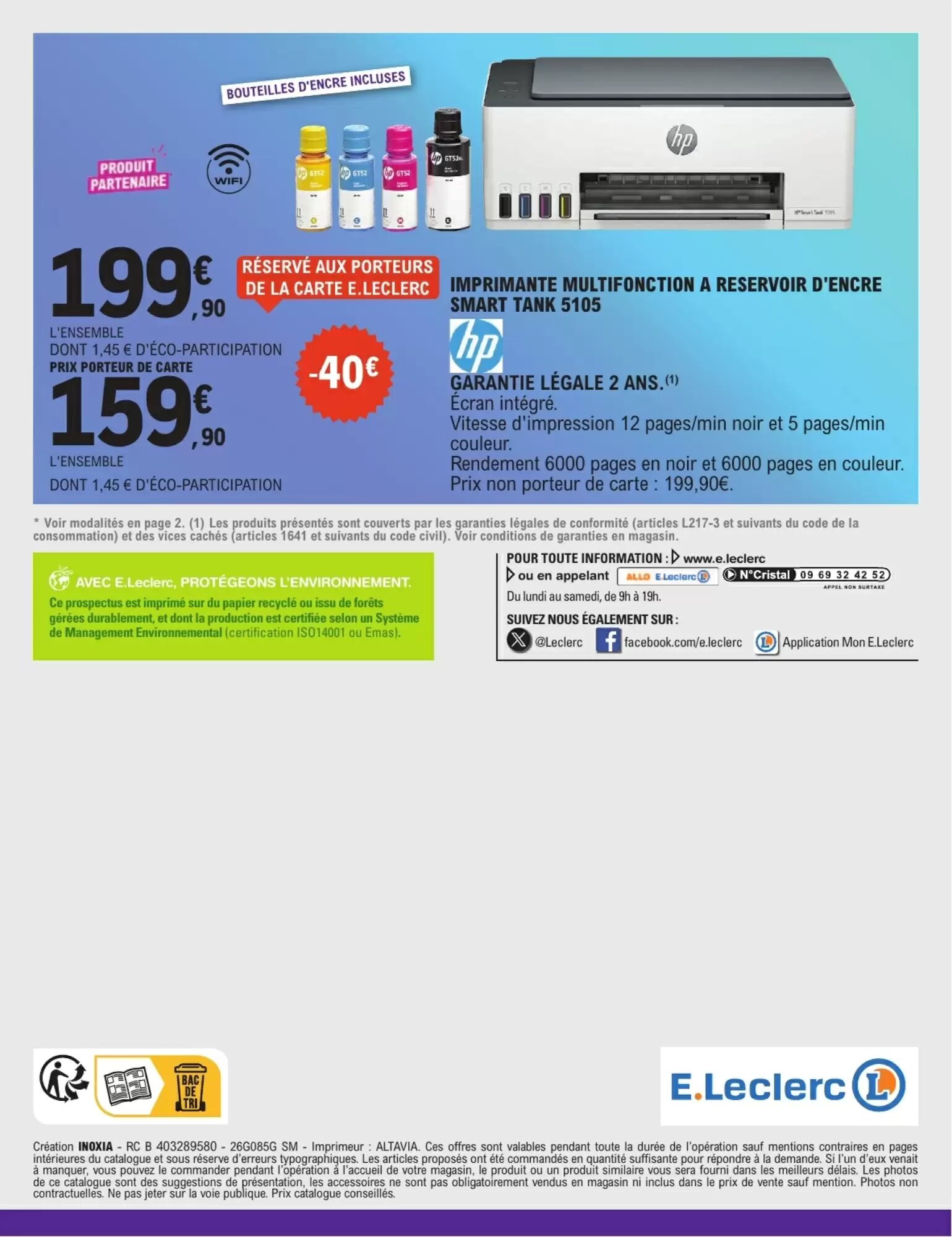 Prospectus promotionnel E.Leclerc valable à partir du 01/09/2026 - Page 12.