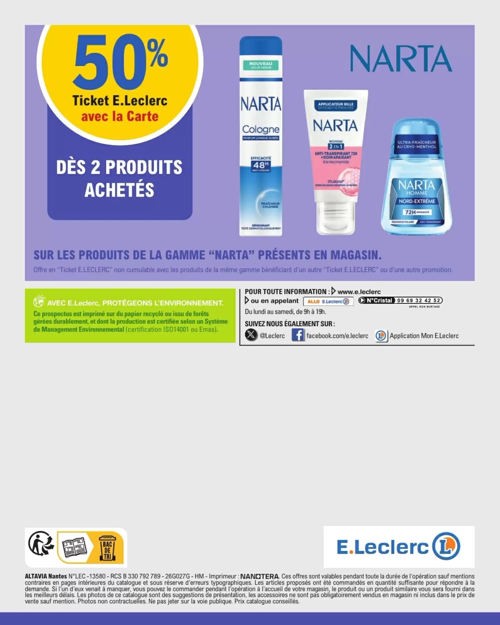Prospectus promotionnel E.Leclerc valable à partir du 01/09/2026 - Page 32.