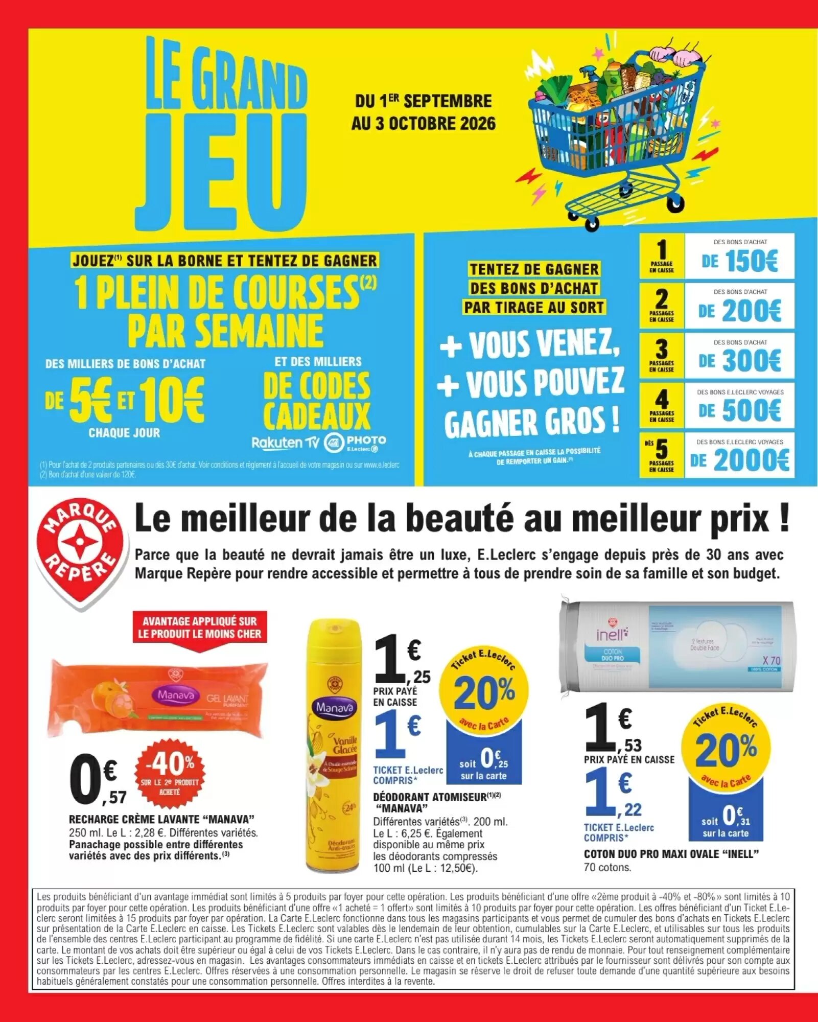 Prospectus promotionnel E.Leclerc valable à partir du 01/09/2026 - Page 2.