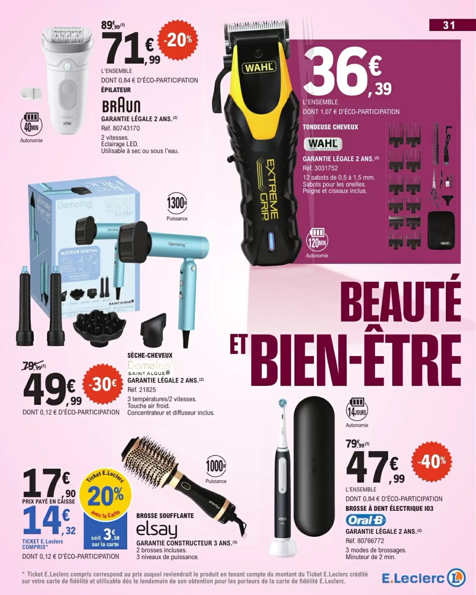 Prospectus promotionnel E.Leclerc valable à partir du 01/09/2026 - Page 31.