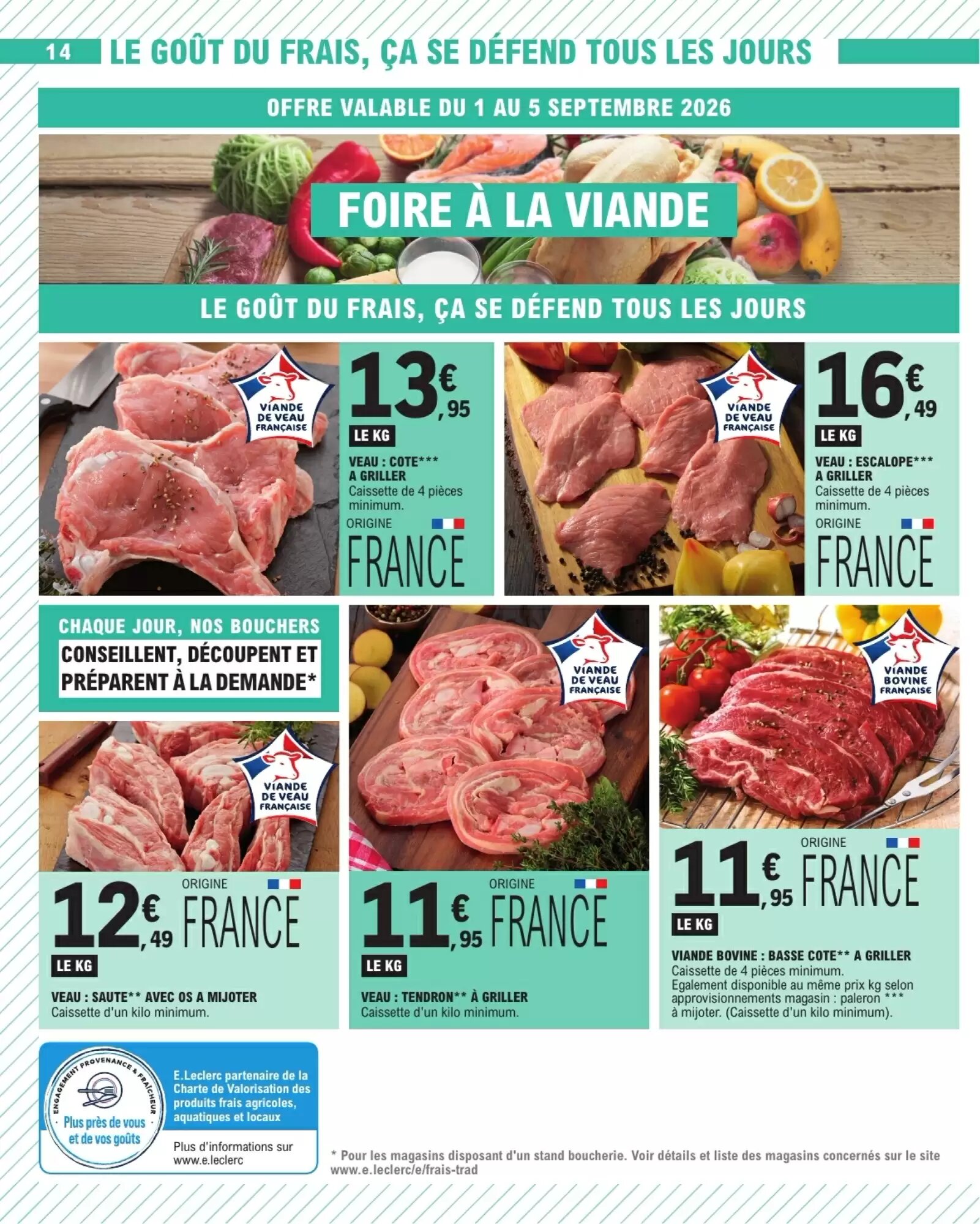 Prospectus promotionnel E.Leclerc valable à partir du 01/09/2026 - Page 14.