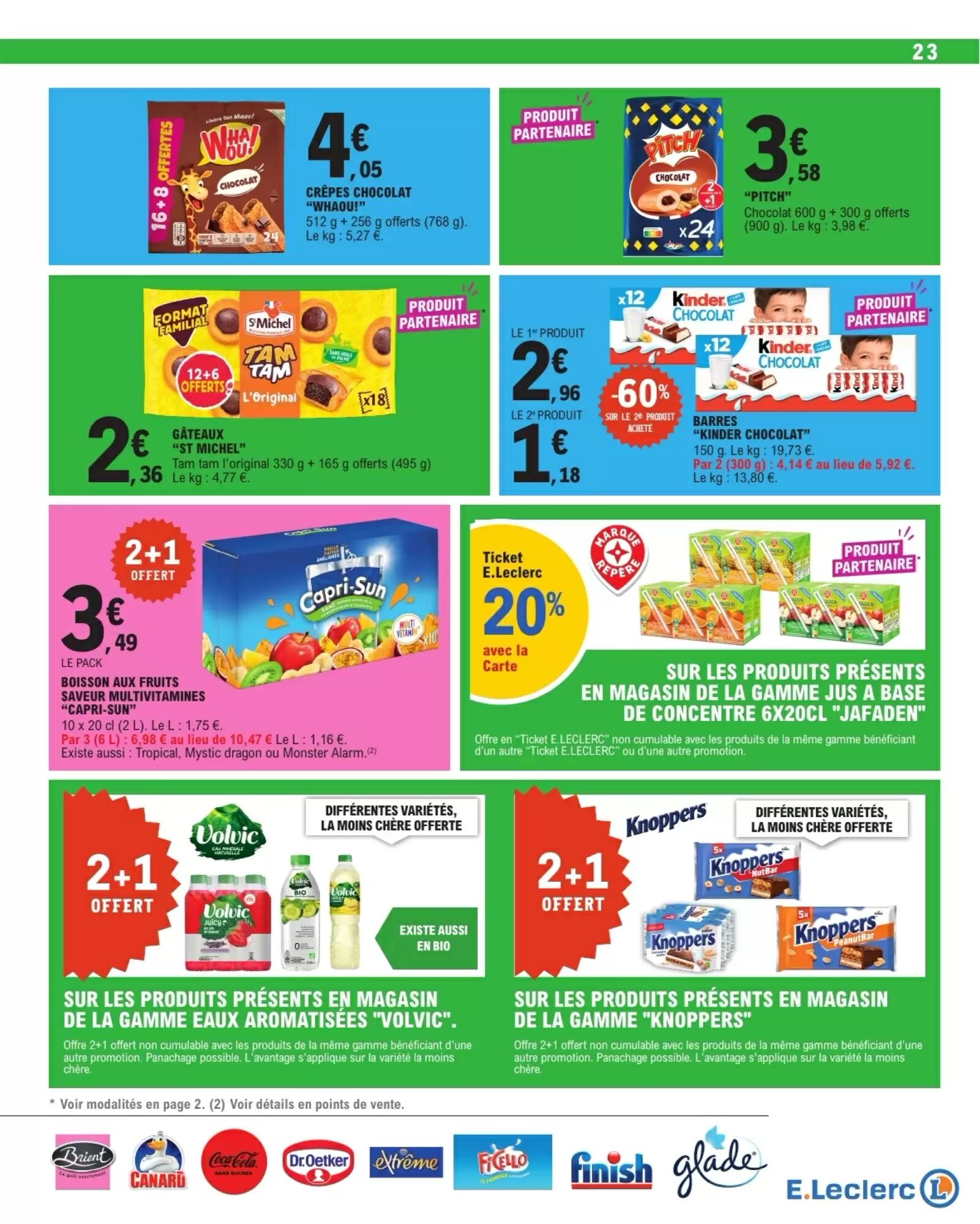 Prospectus promotionnel E.Leclerc valable à partir du 01/09/2026 - Page 23.
