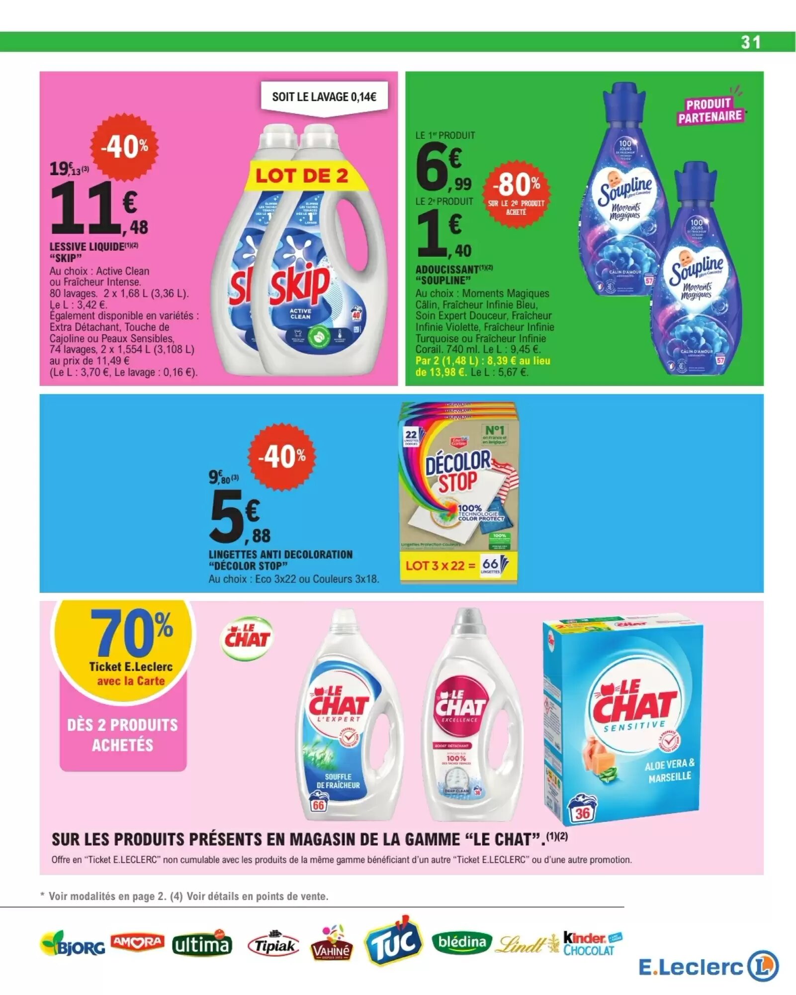 Prospectus promotionnel E.Leclerc valable à partir du 01/09/2026 - Page 31.