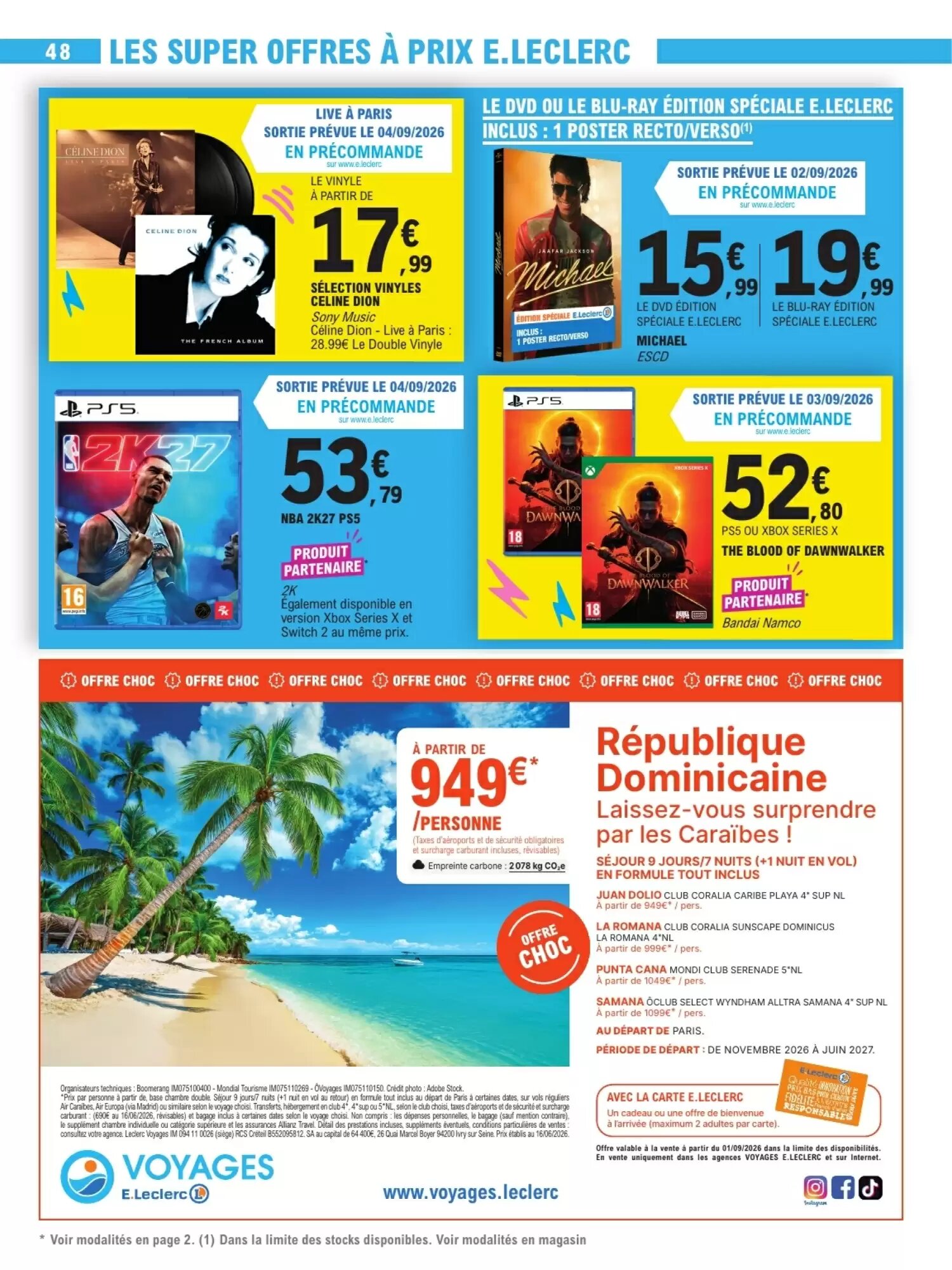 Prospectus promotionnel E.Leclerc valable à partir du 01/09/2026 - Page 48.