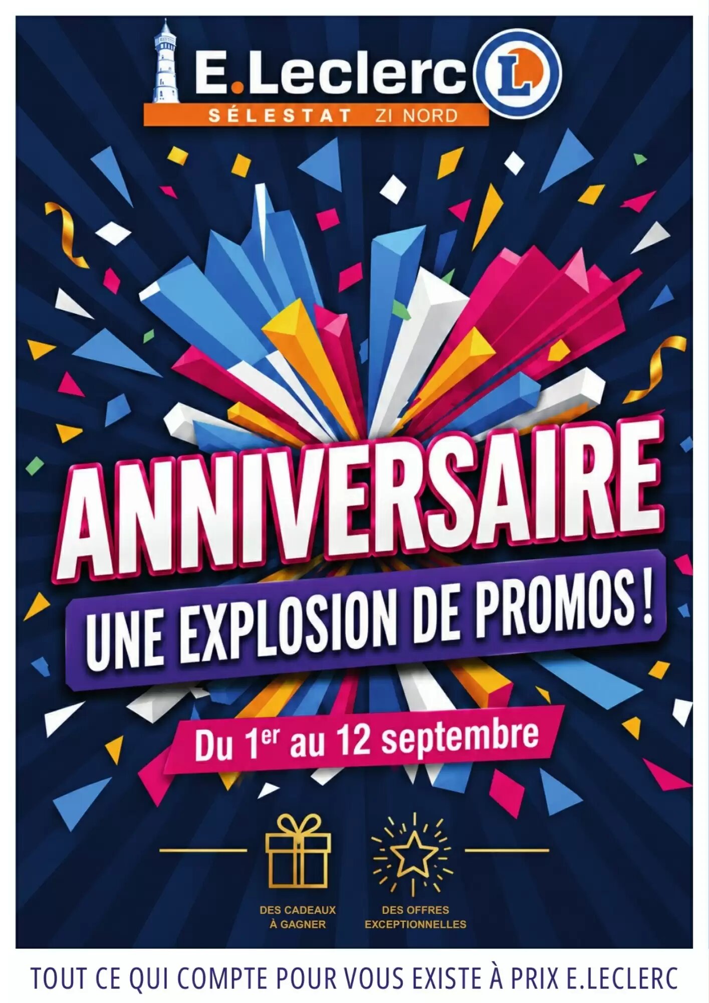 Prospectus promotionnel E.Leclerc valable à partir du 01/09/2026 - Page 1.