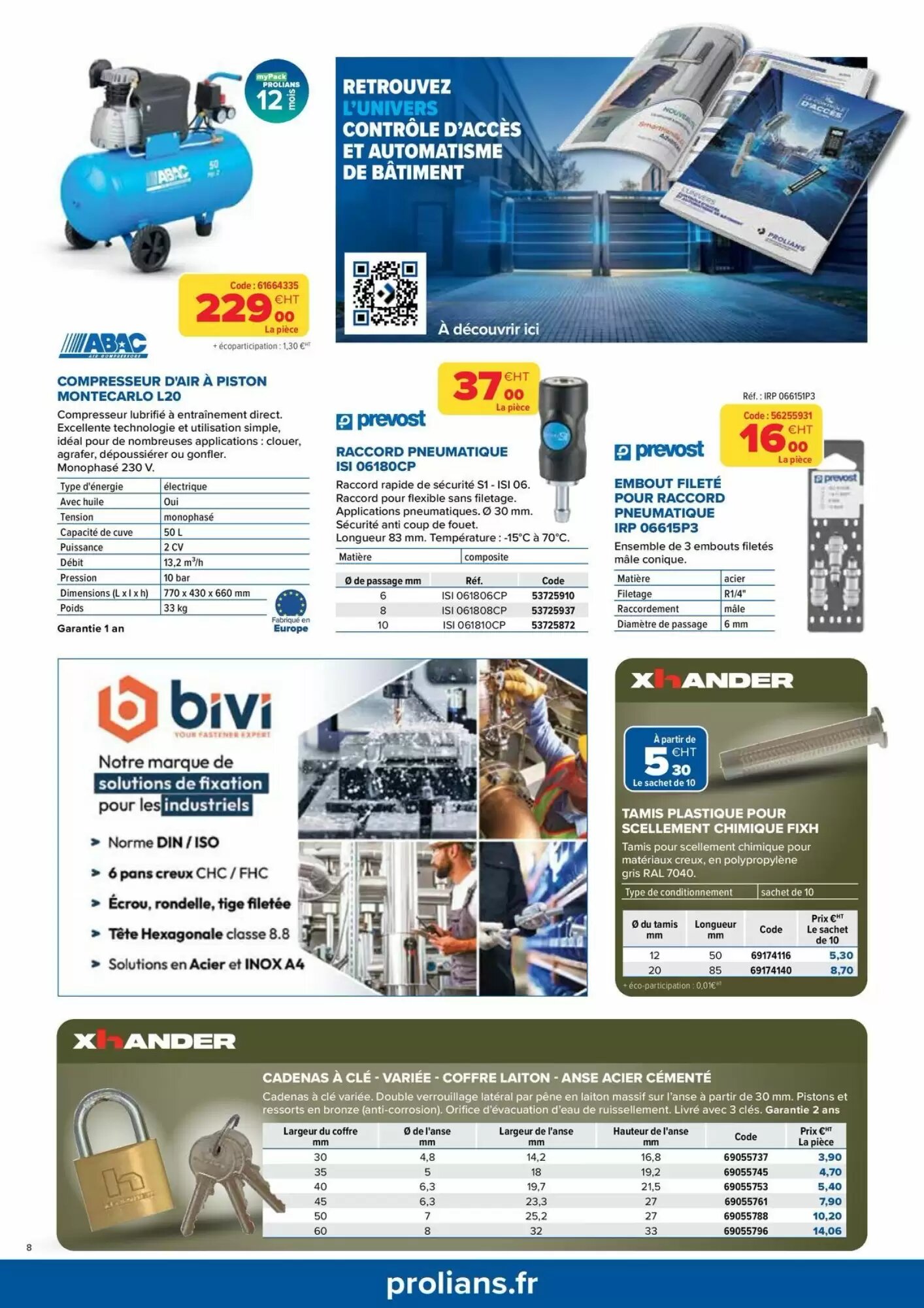 Prospectus promotionnel Prolians valable à partir du 01/09/2026 - Page 8.