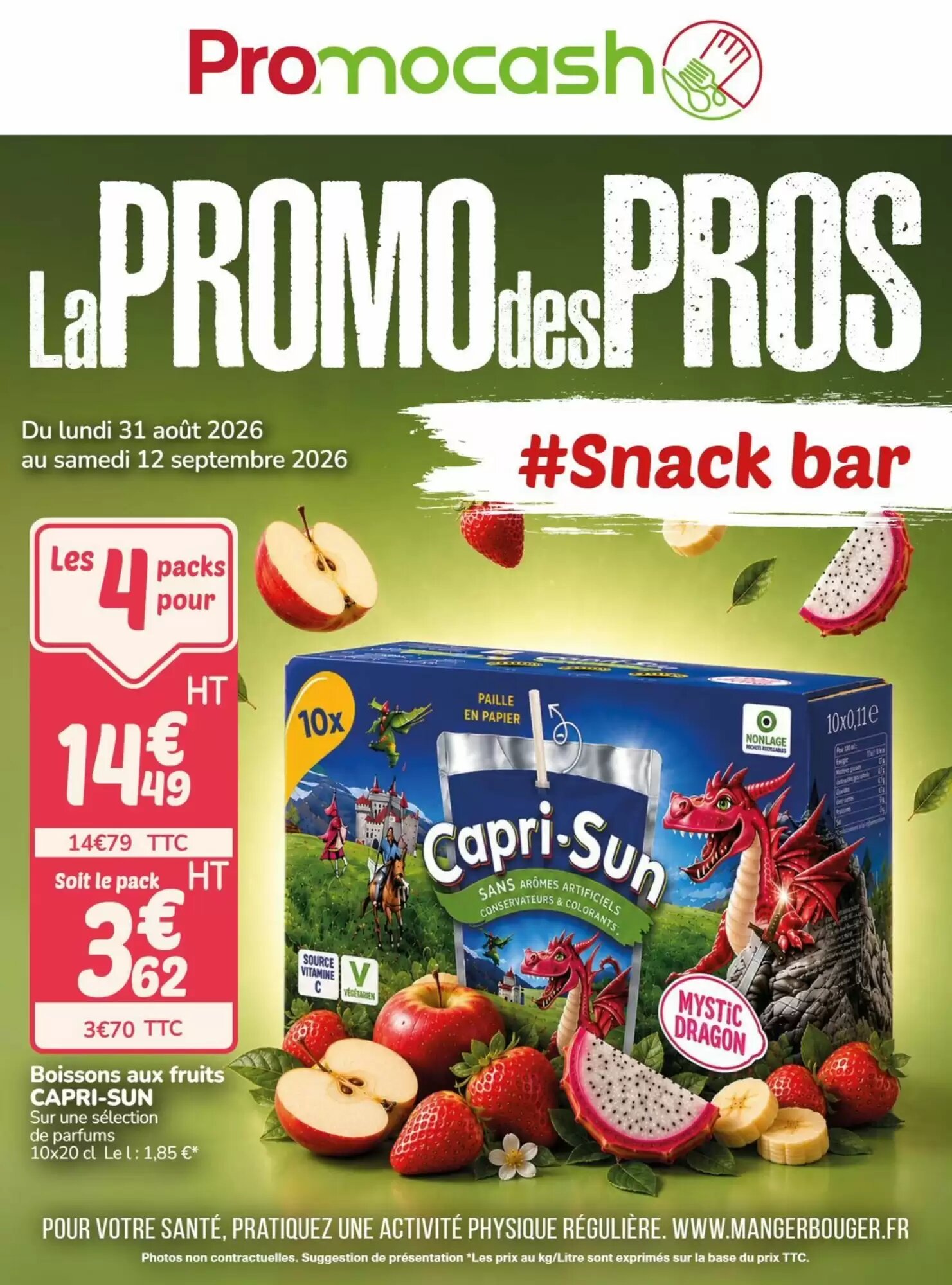 Prospectus promotionnel Promocash valable à partir du 01/09/2026 - Page 1.