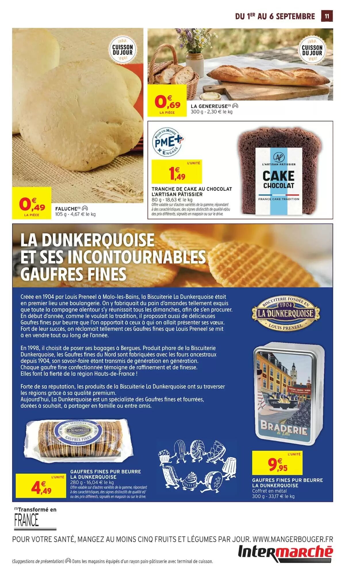 Prospectus promotionnel Intermarché valable à partir du 01/09/2026 - Page 11.