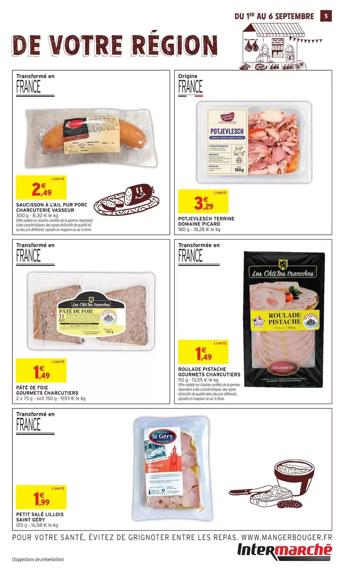 Prospectus promotionnel Intermarché valable à partir du 01/09/2026 - Page 5.
