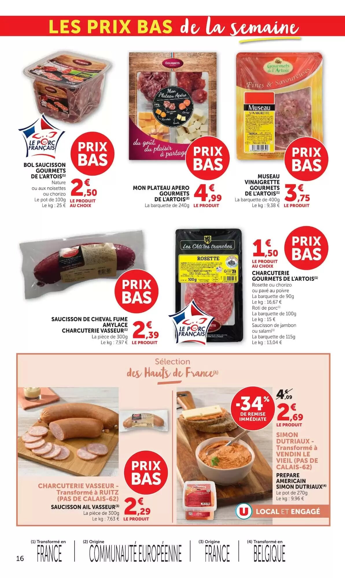 Prospectus promotionnel Super U valable à partir du 01/09/2026 - Page 16.