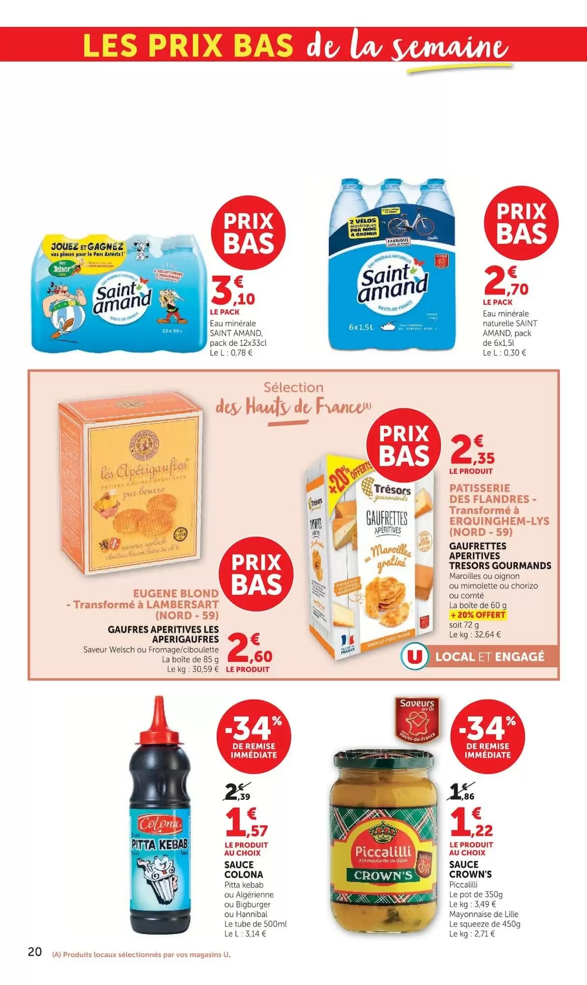 Prospectus promotionnel Super U valable à partir du 01/09/2026 - Page 20.