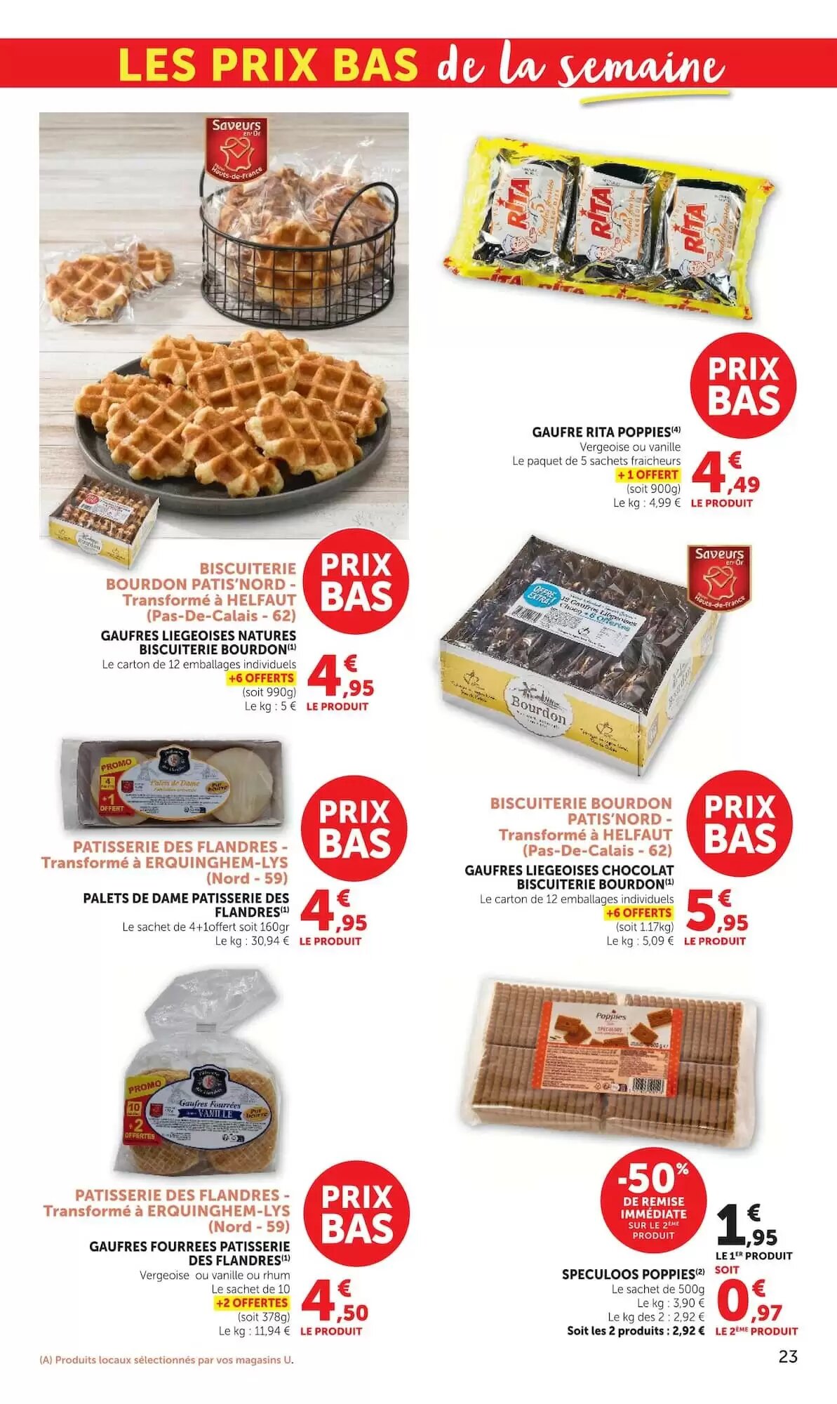 Prospectus promotionnel Super U valable à partir du 01/09/2026 - Page 23.