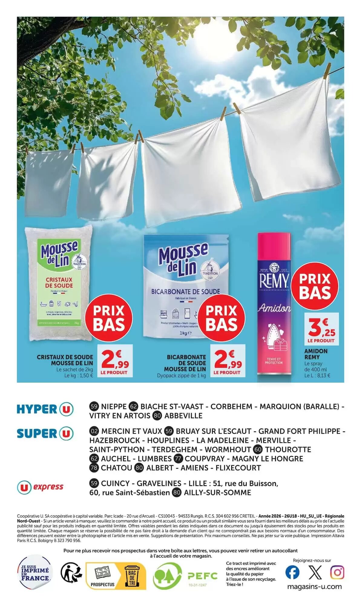 Prospectus promotionnel Super U valable à partir du 01/09/2026 - Page 24.
