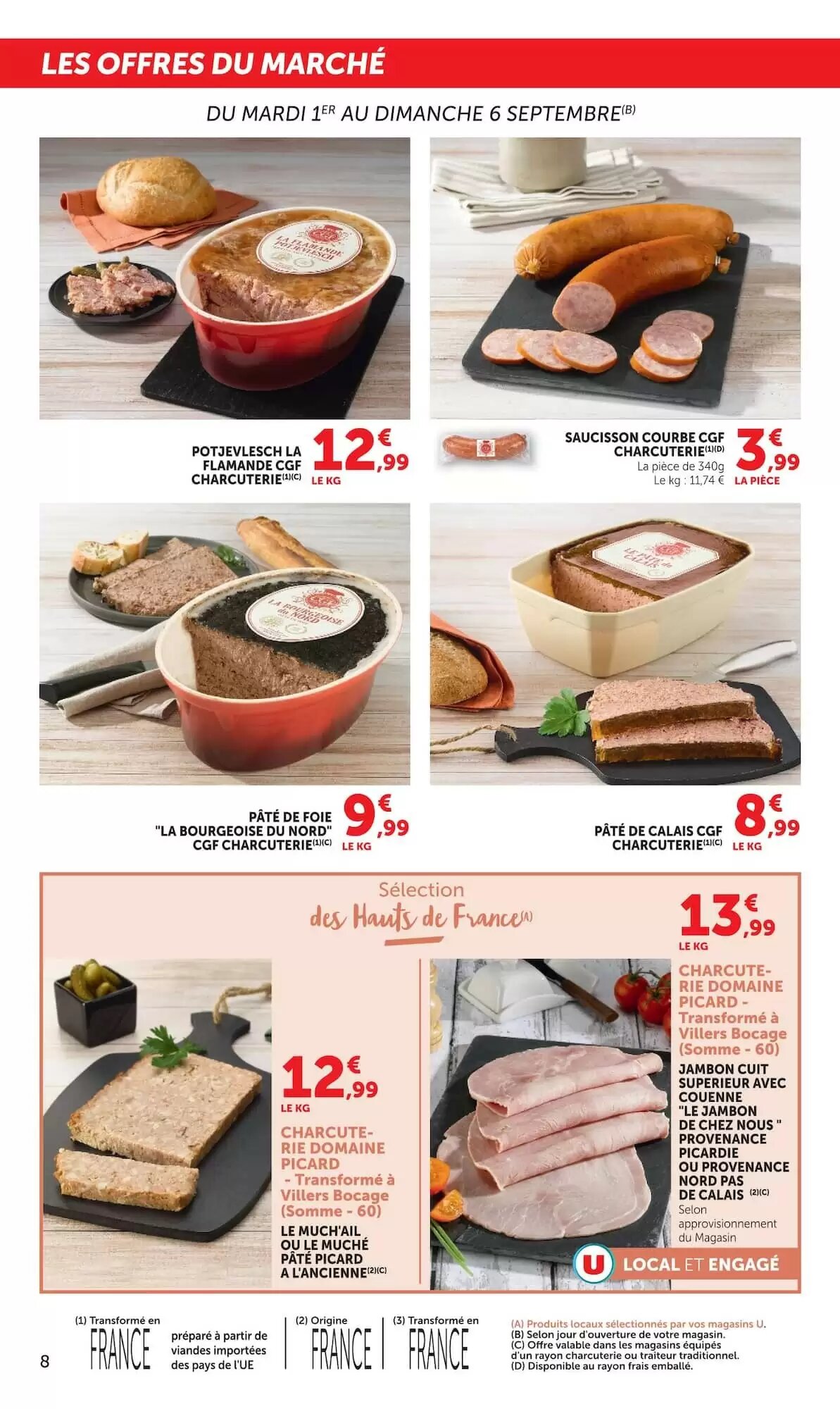 Prospectus promotionnel Super U valable à partir du 01/09/2026 - Page 8.