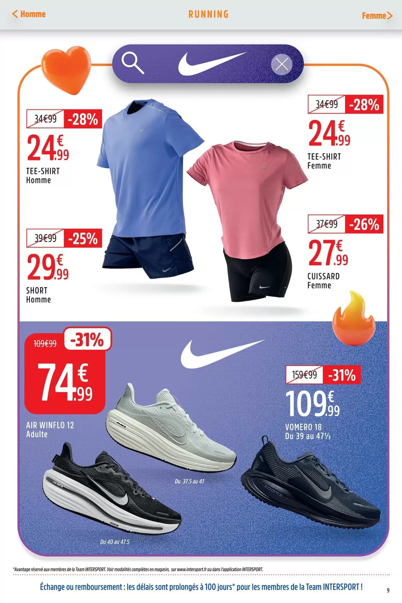 Prospectus promotionnel Intersport valable à partir du 01/09/2026 - Page 9.