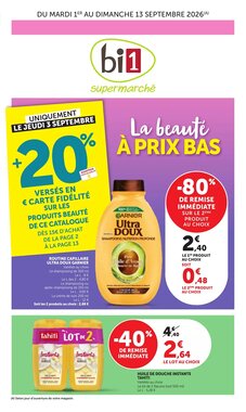 Prospectus promotionnel Bi1 valable à partir du 01/09/2026