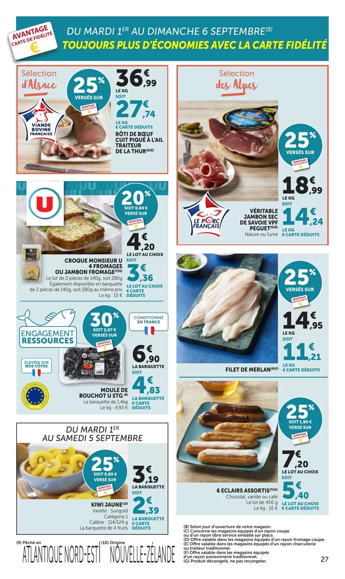 Prospectus promotionnel Bi1 valable à partir du 01/09/2026 - Page 27.
