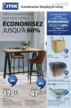 Prospectus promotionnel JYSK valable à partir du 01/09/2026