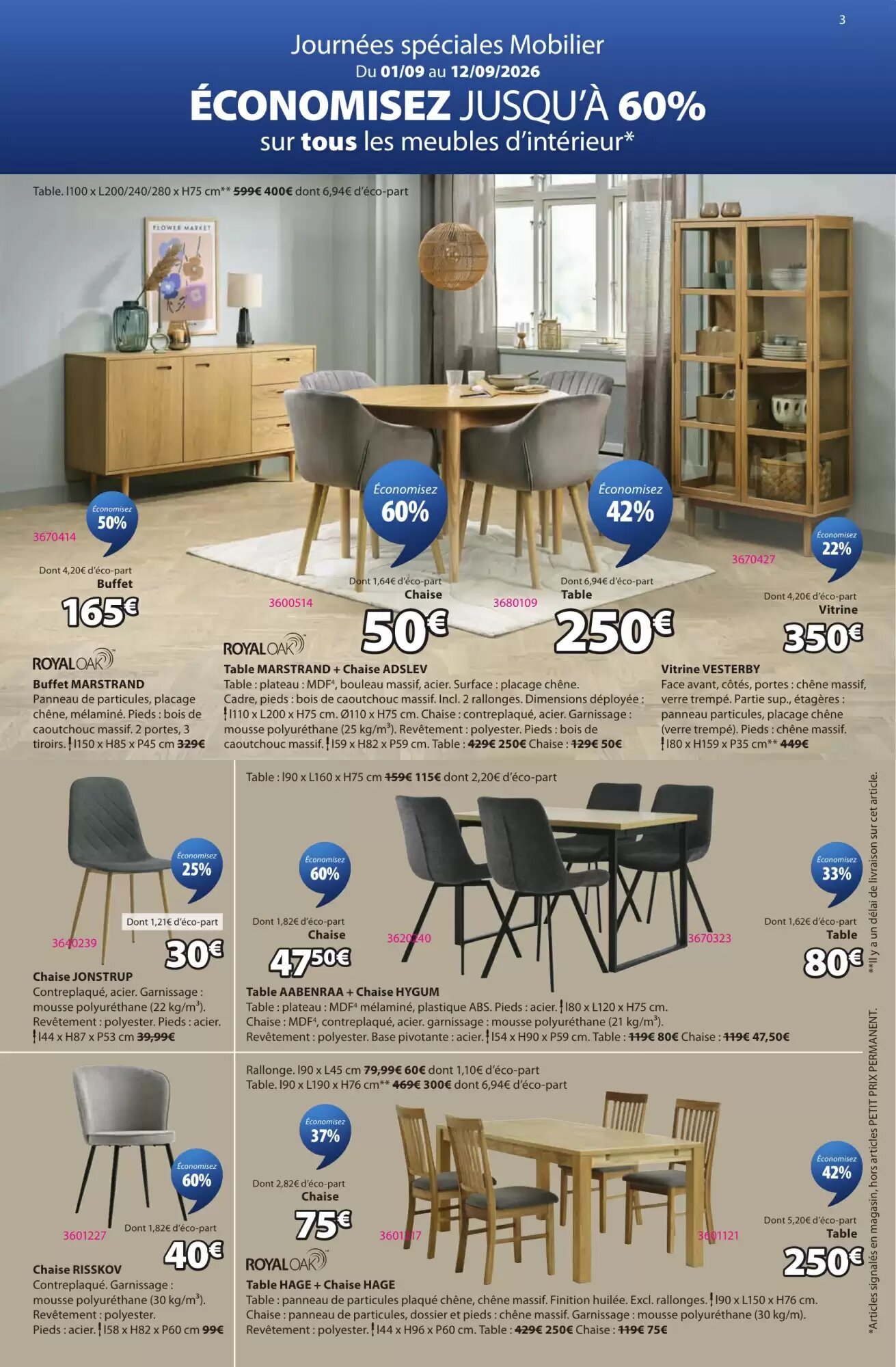 Prospectus promotionnel JYSK valable à partir du 01/09/2026 - Page 3.