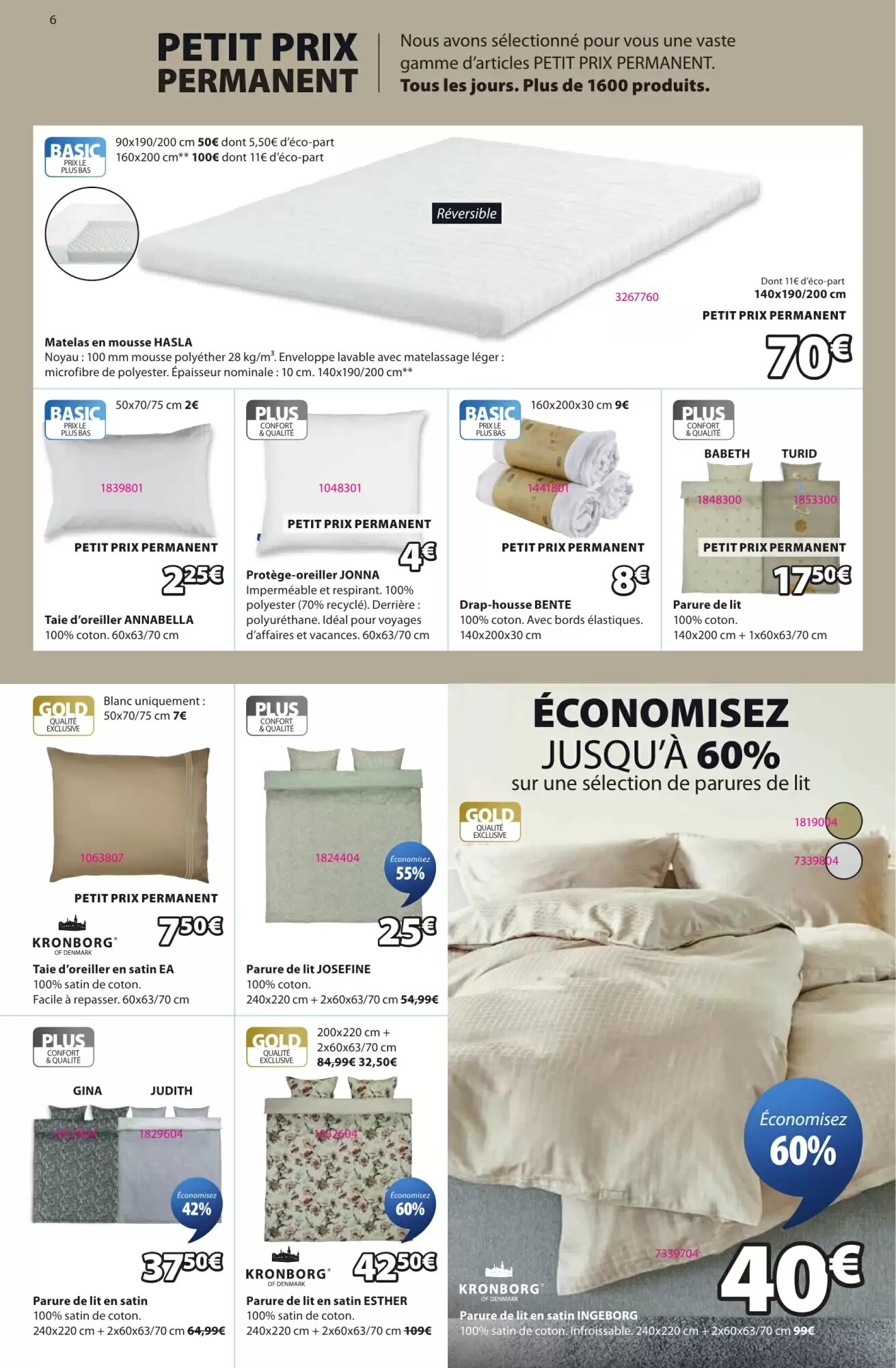 Prospectus promotionnel JYSK valable à partir du 01/09/2026 - Page 6.