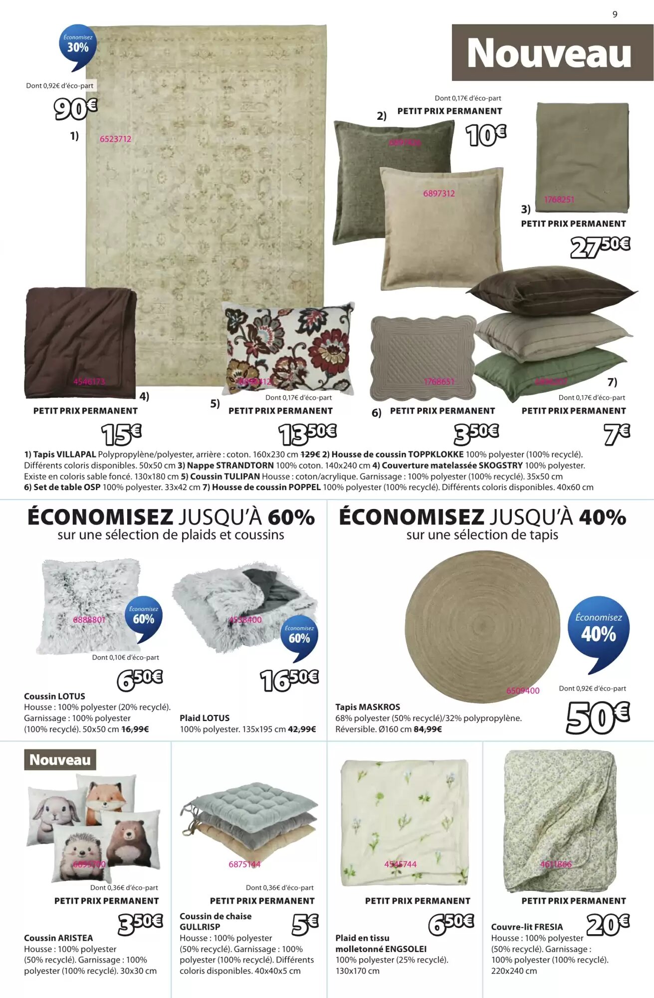 Prospectus promotionnel JYSK valable à partir du 01/09/2026 - Page 9.