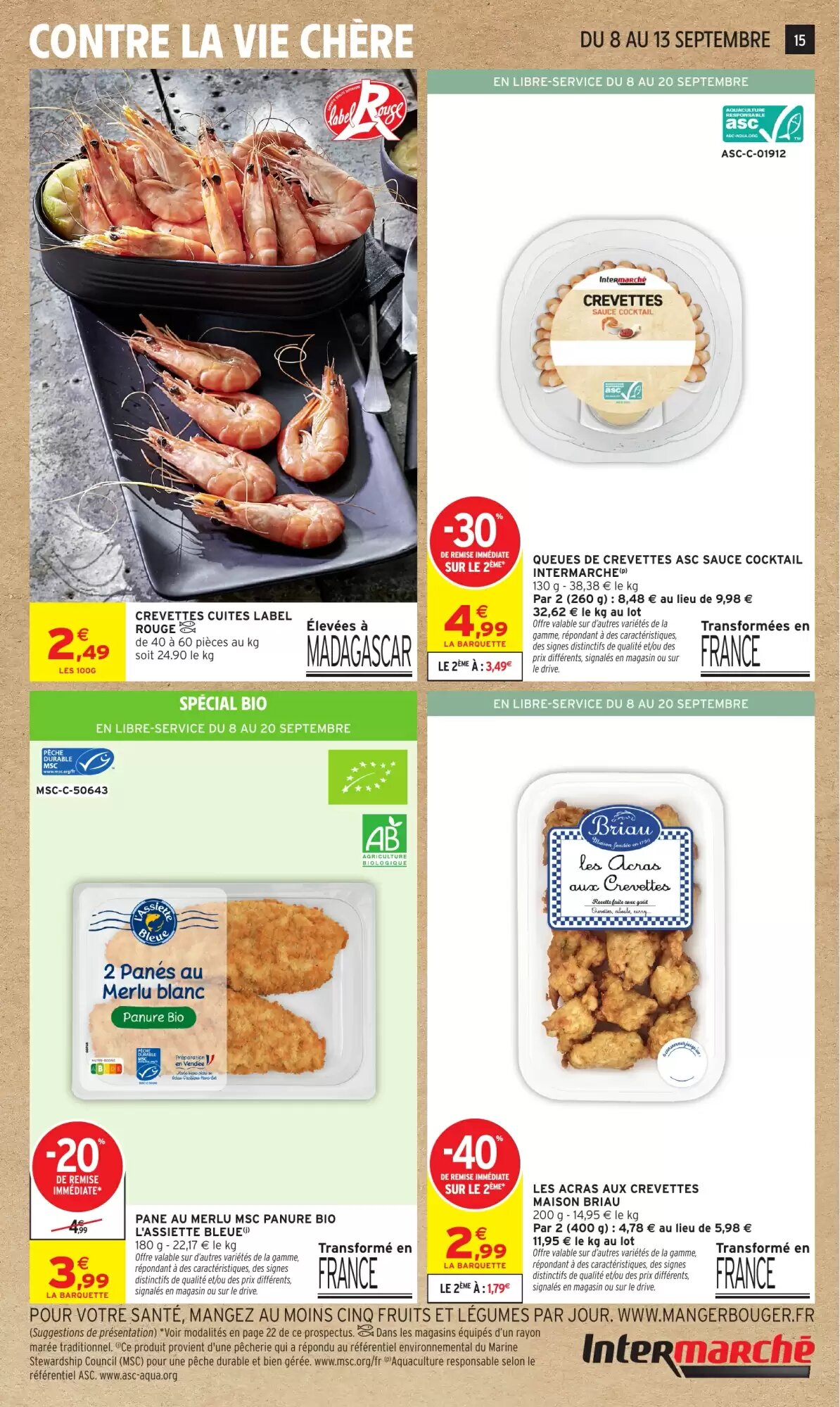 Prospectus promotionnel Intermarché Hyper valable à partir du 01/09/2026 - Page 15.