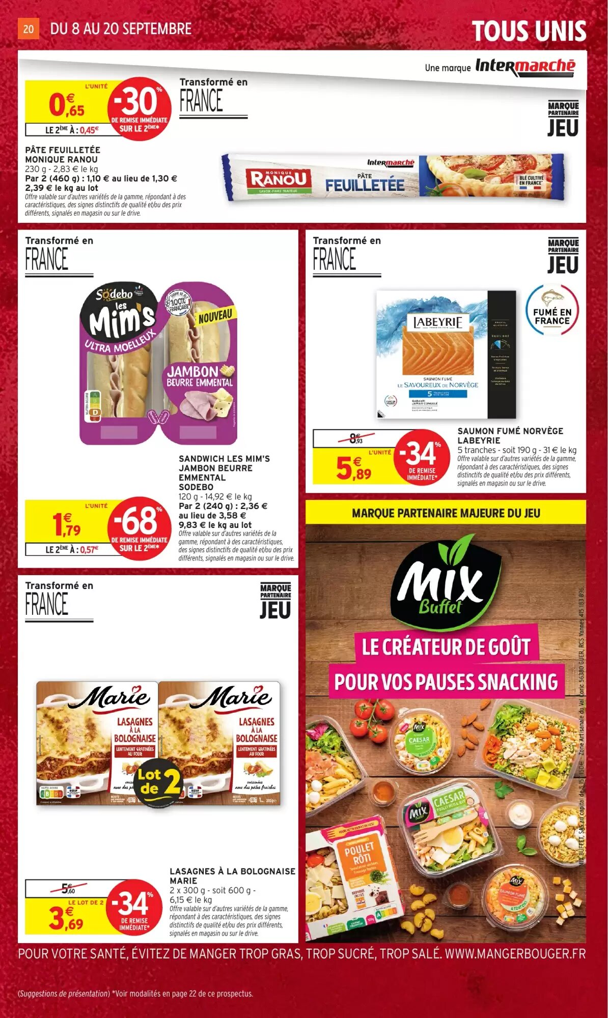 Prospectus promotionnel Intermarché Hyper valable à partir du 01/09/2026 - Page 20.
