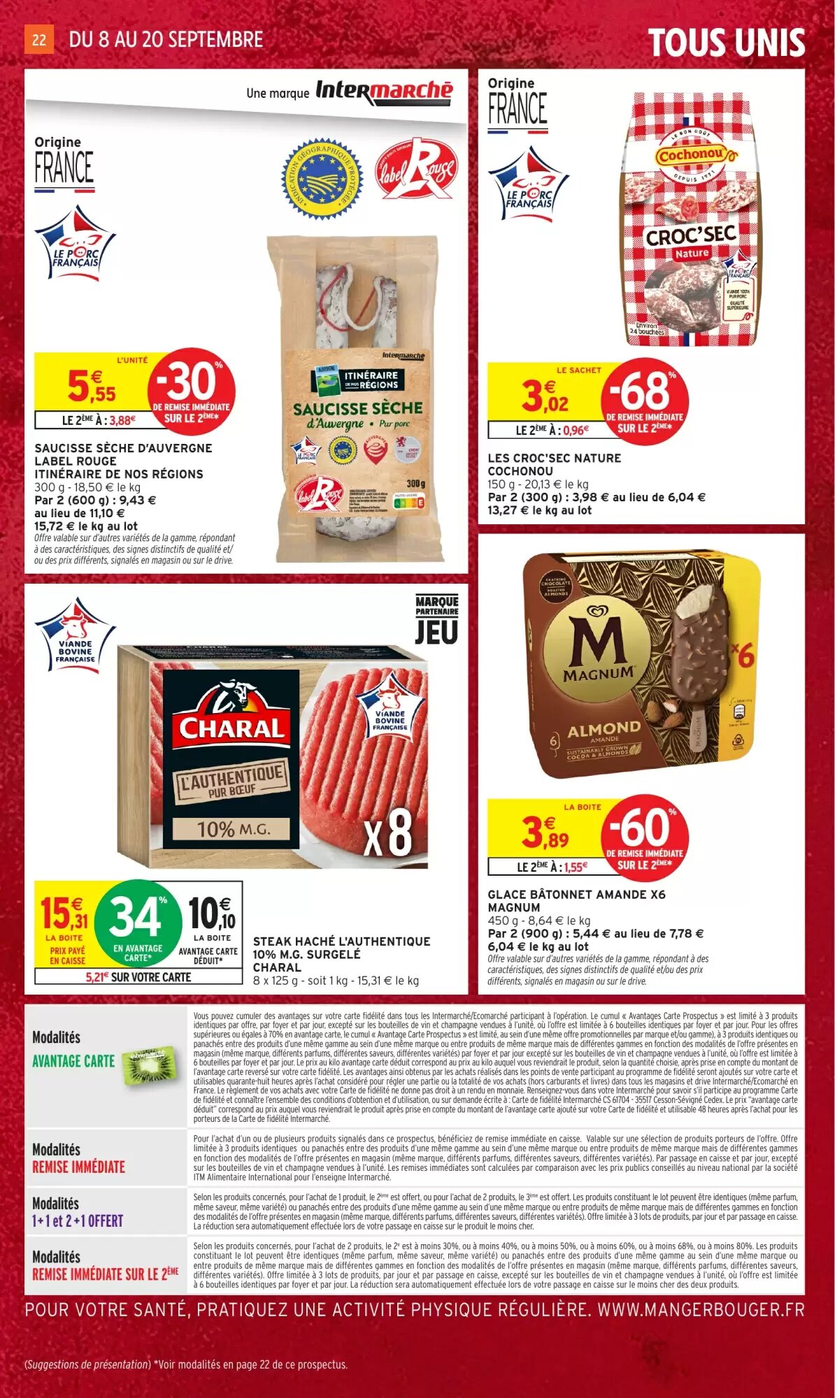 Prospectus promotionnel Intermarché Hyper valable à partir du 01/09/2026 - Page 22.