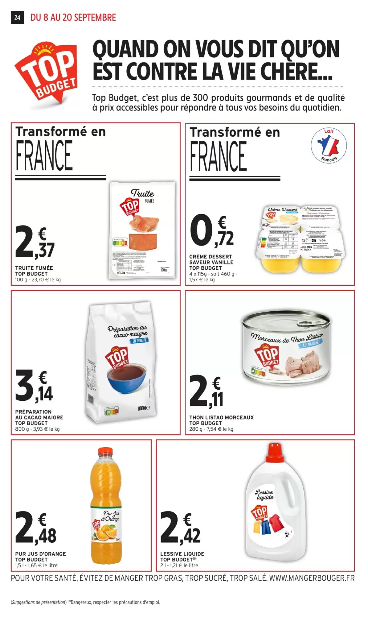 Prospectus promotionnel Intermarché Hyper valable à partir du 01/09/2026 - Page 24.