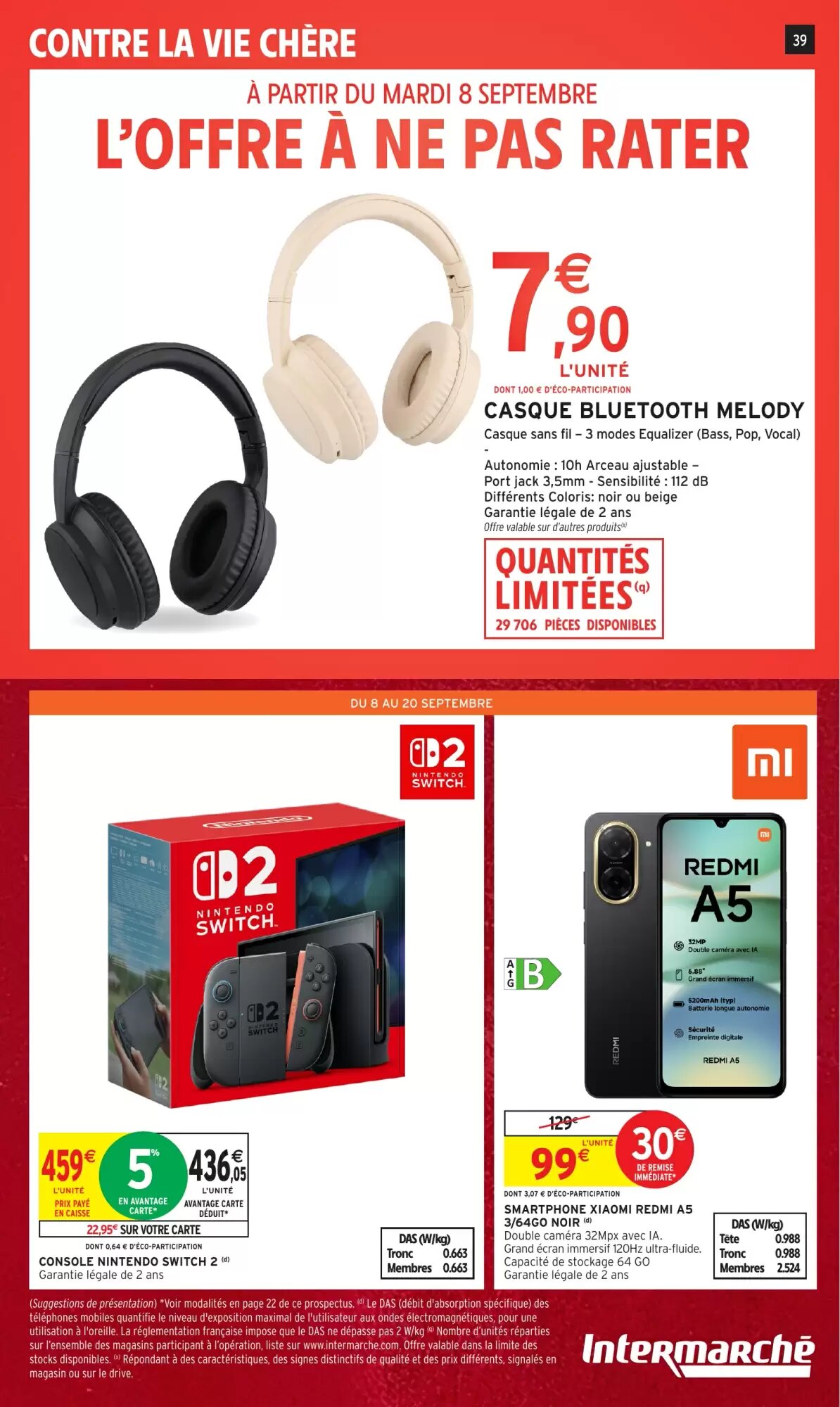 Prospectus promotionnel Intermarché Hyper valable à partir du 01/09/2026 - Page 39.