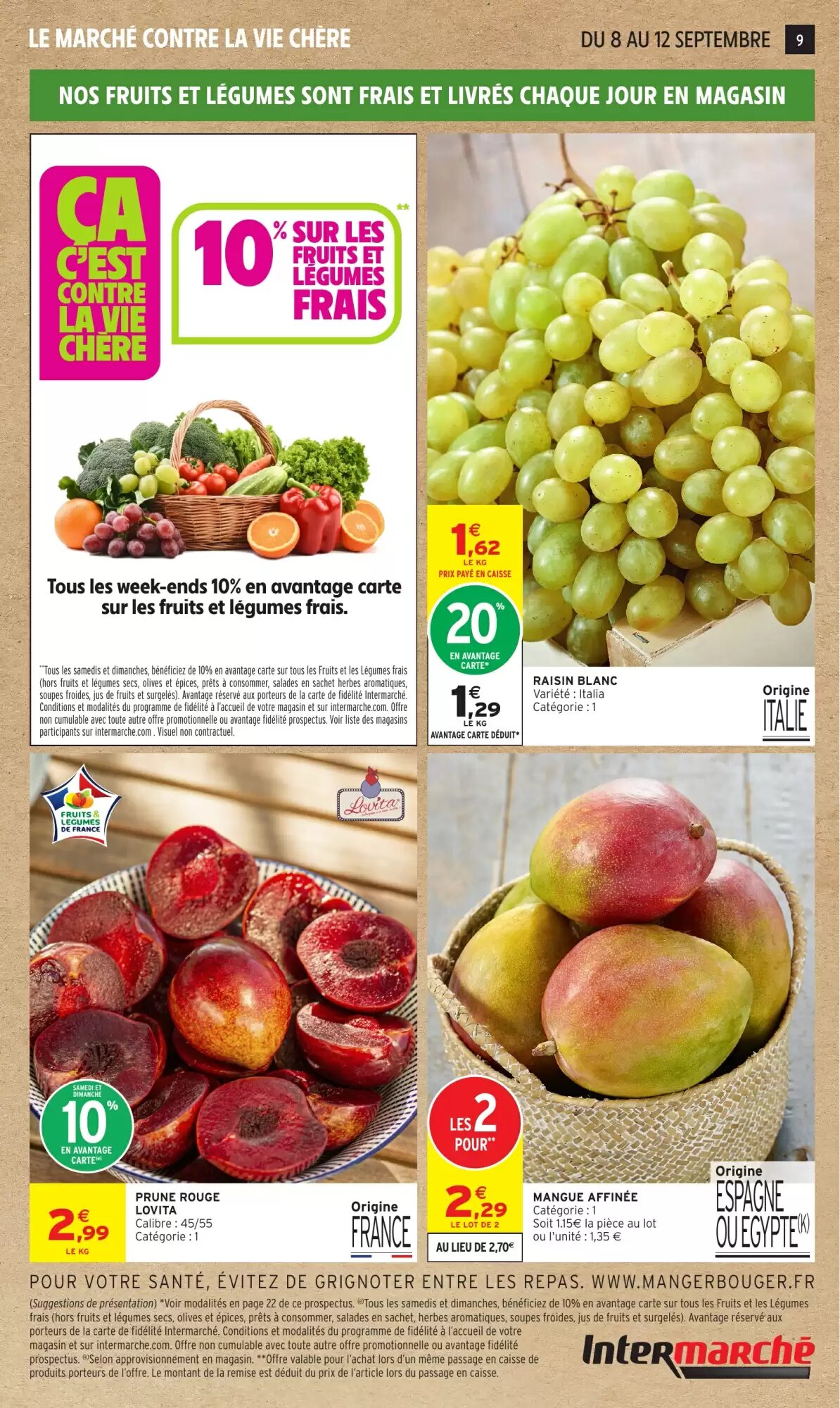 Prospectus promotionnel Intermarché Hyper valable à partir du 01/09/2026 - Page 9.