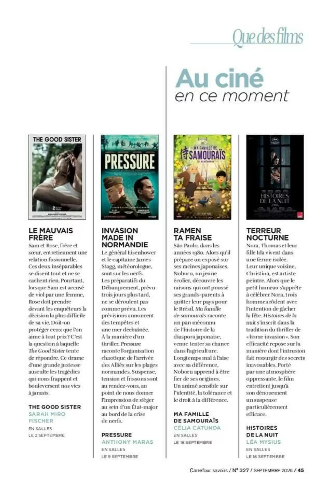 Prospectus promotionnel Carrefour valable à partir du 01/09/2026 - Page 45.